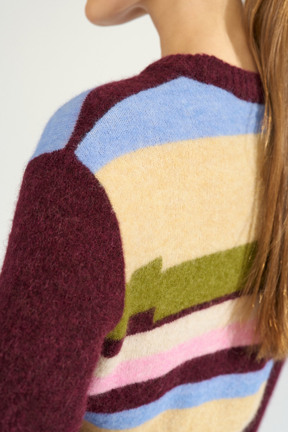 Riette Pixel Stripe pullover