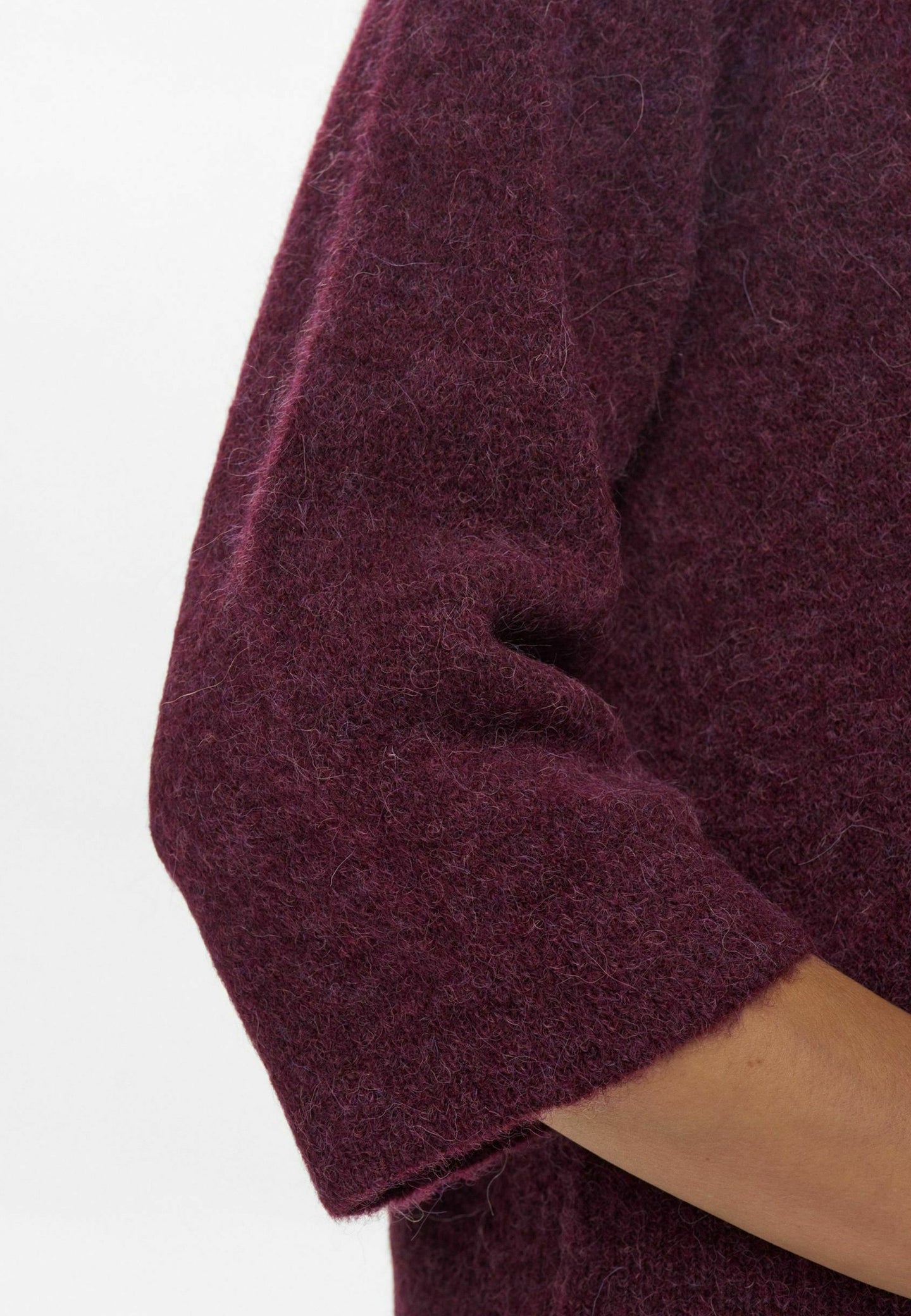 Numph Riette Selma Pulloverr Donkerrood Dames