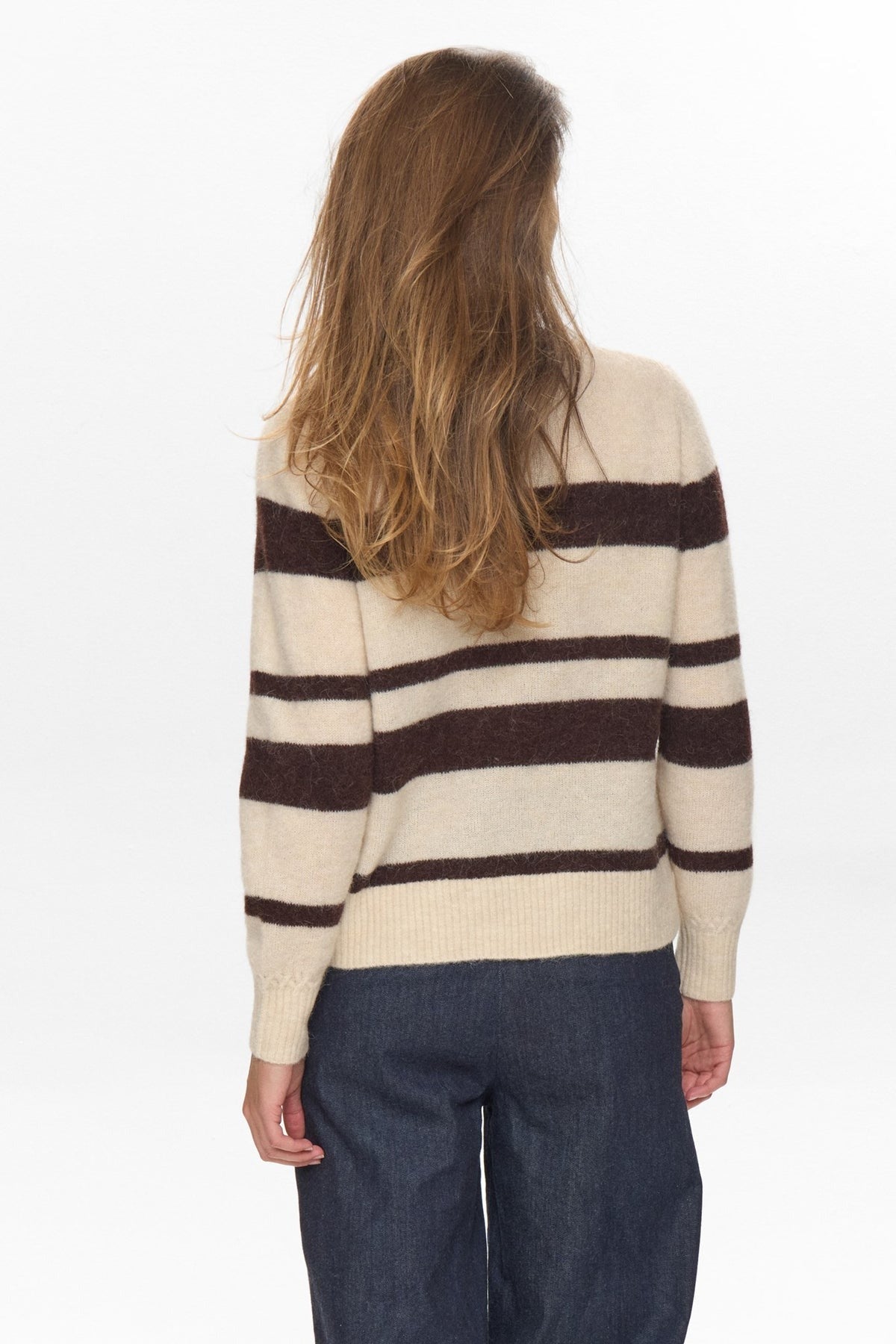 Riette wide stripe pullover