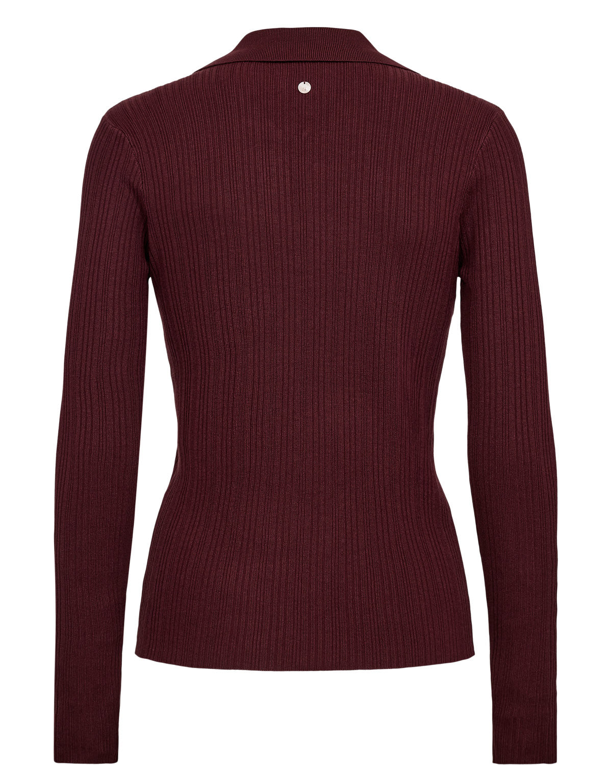 Numph Sebila Polo Blouse Donkerrood Dames