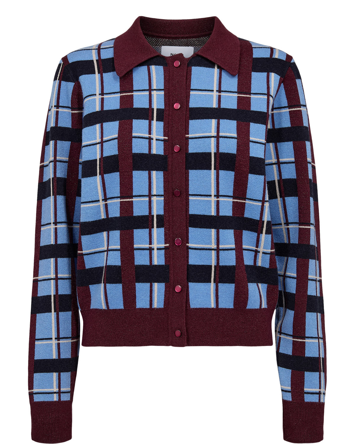 Numph Sisla Cardigan Donkerrood Dames