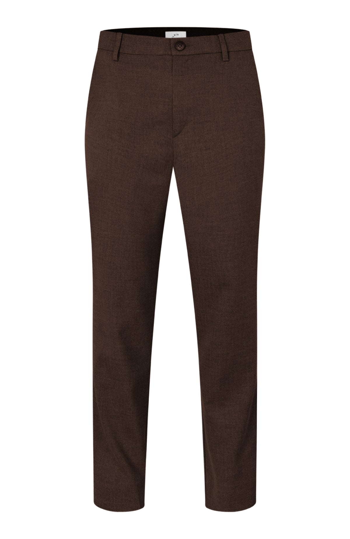 Plain Alvin Pants Donkerbruin Heren
