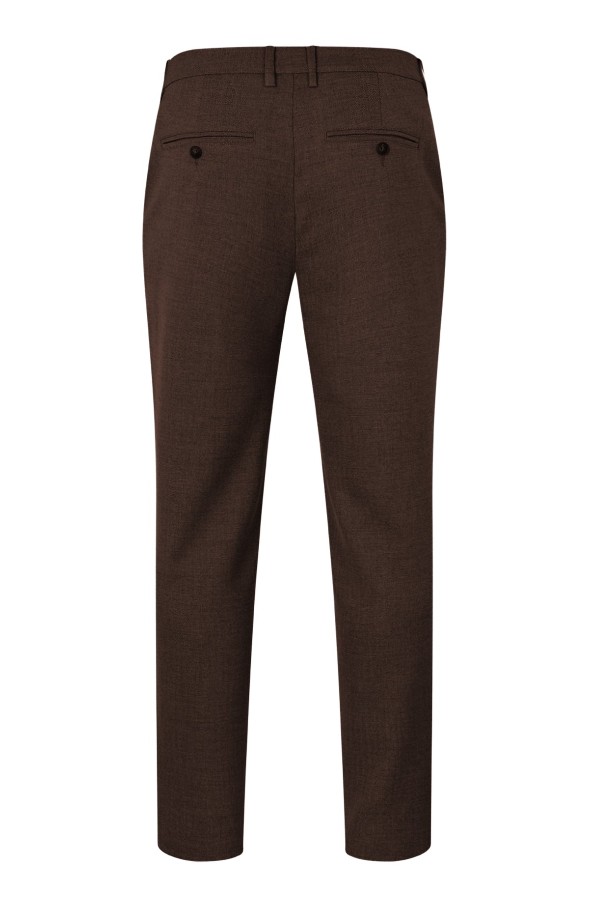 Plain Alvin Pants Donkerbruin Heren