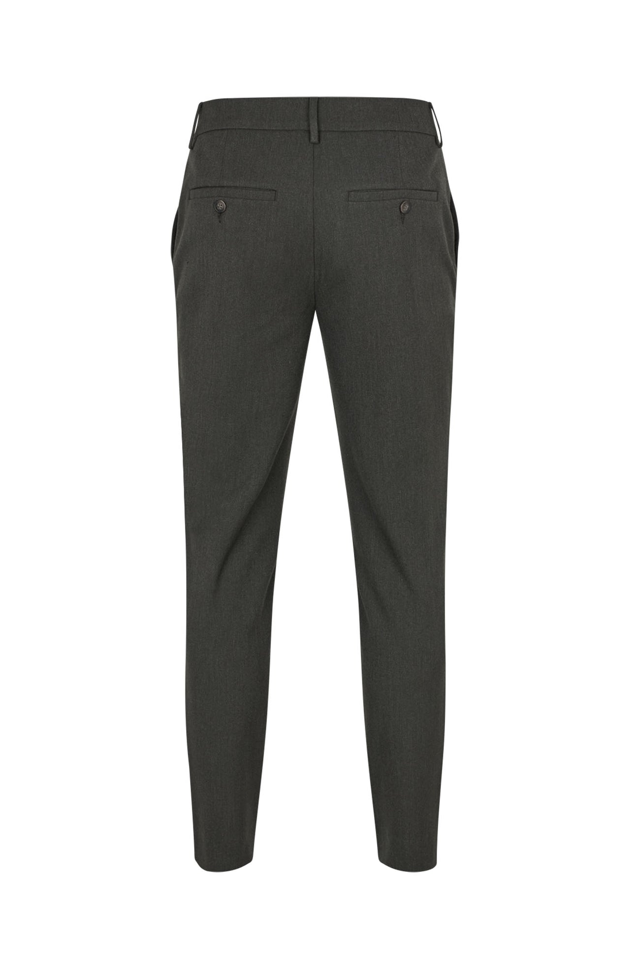 Plain Josh Slim  Donkergroen Heren