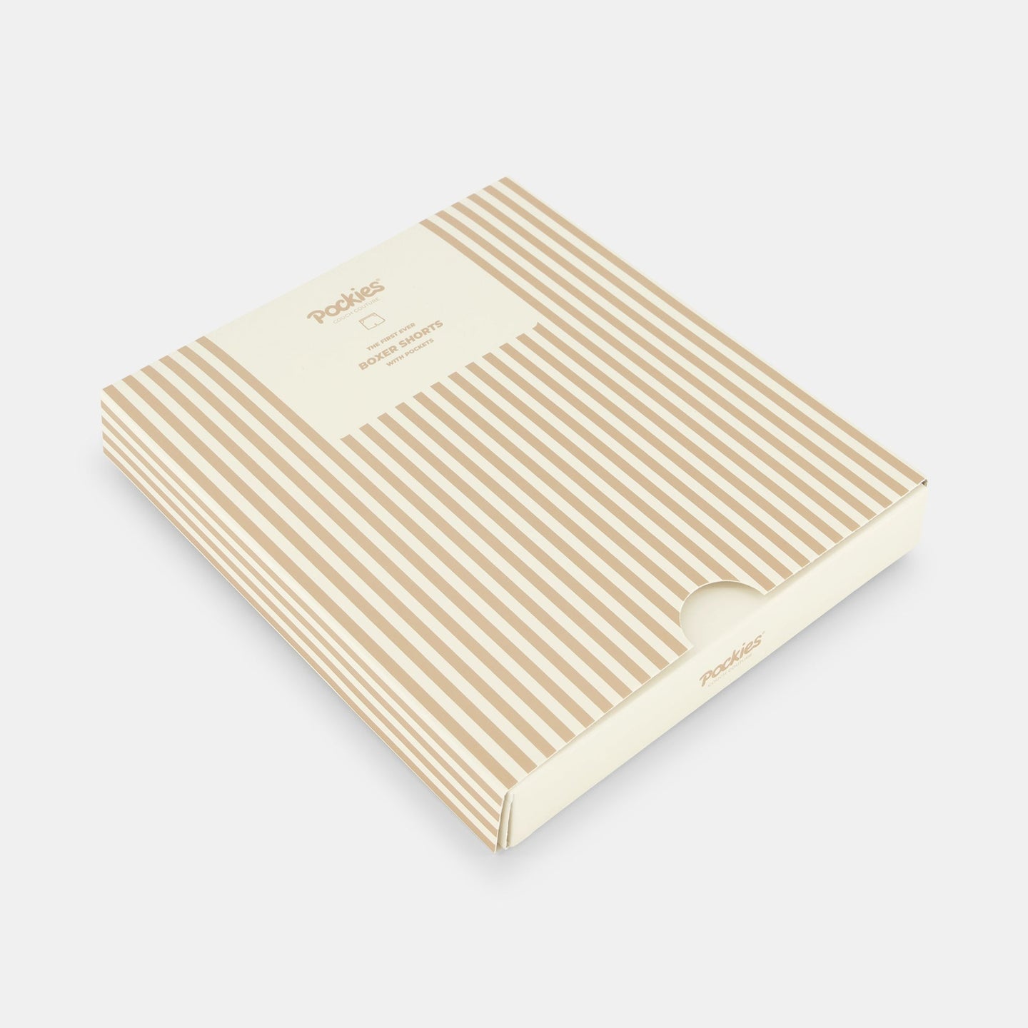 Pockies Striped Boxers Lichtbruin Heren