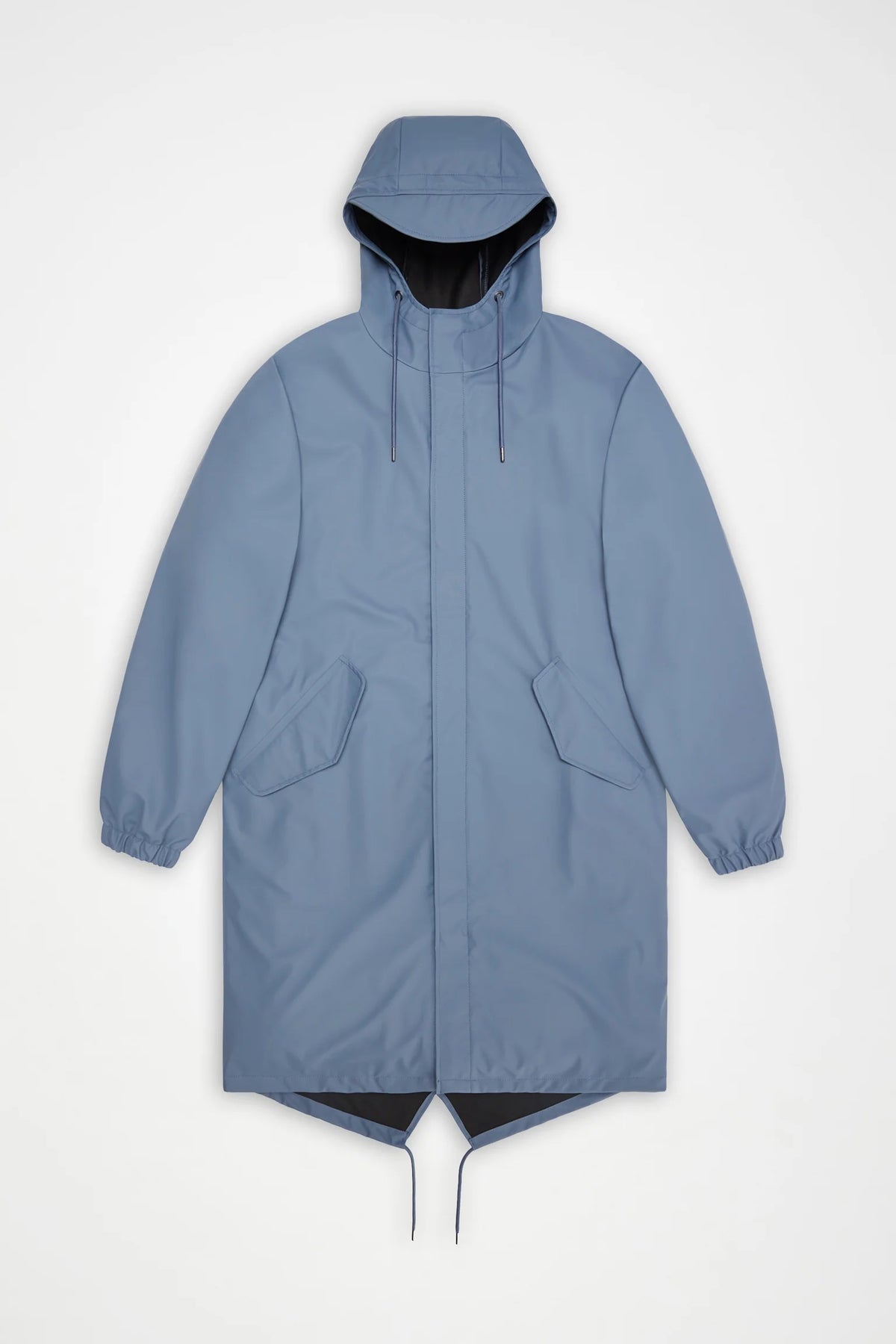Rains Fishtail Parka Blauw Unisex