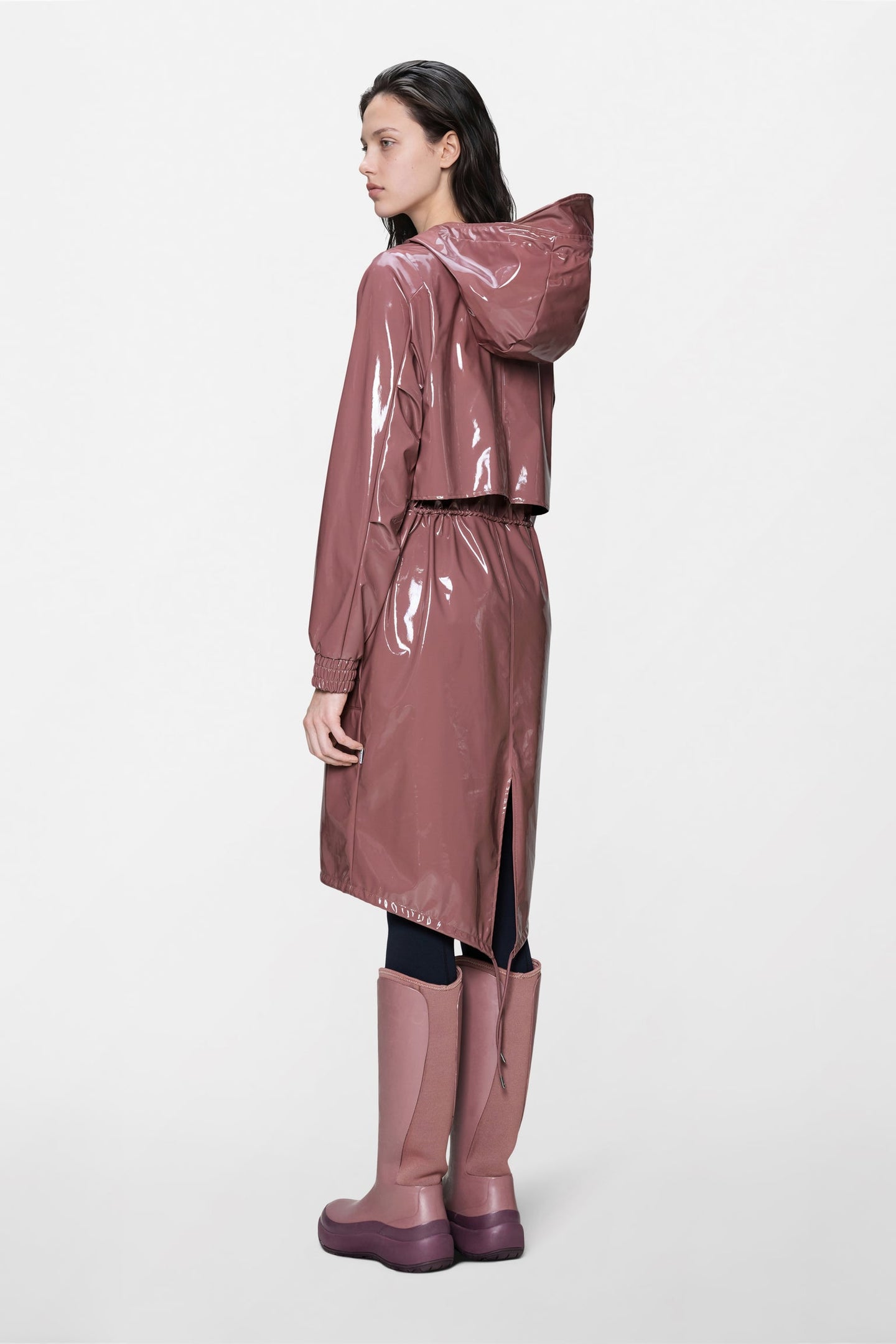 Rains String W Parka Roze Dames