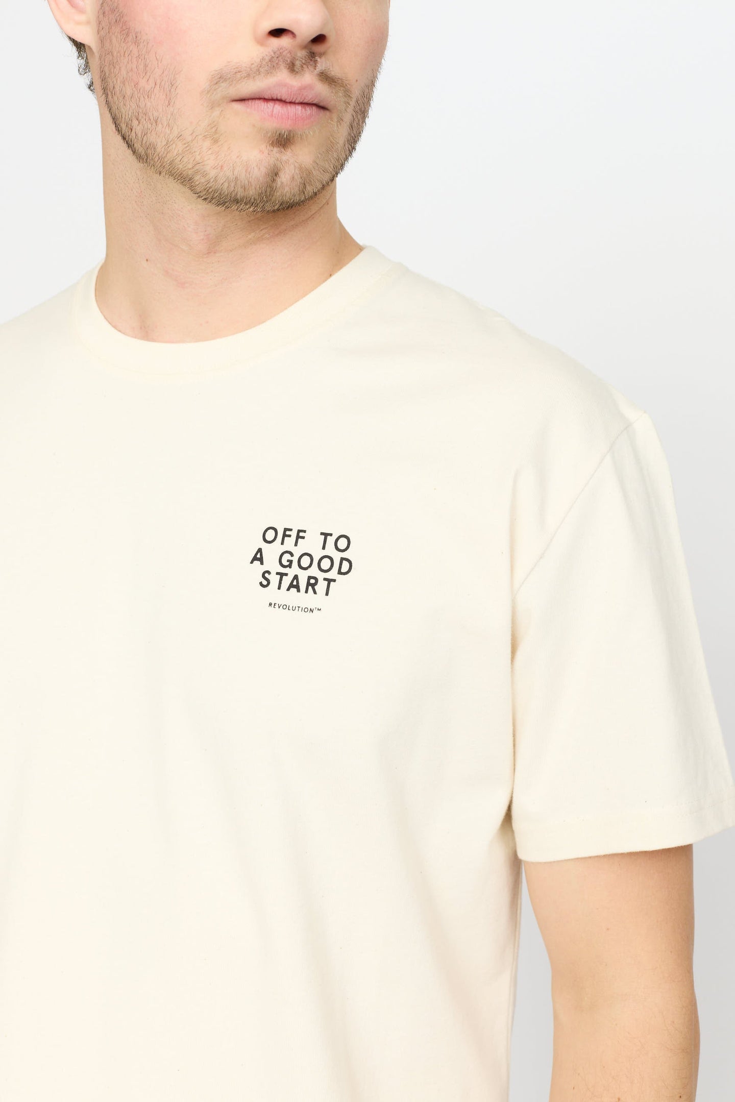 Revolution Alt Tee Wit Heren