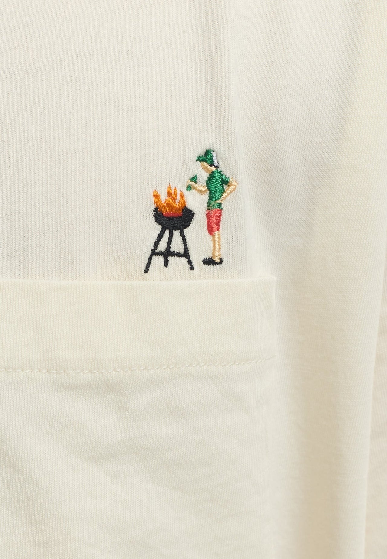 Revolution BBQ Tee Wit Heren