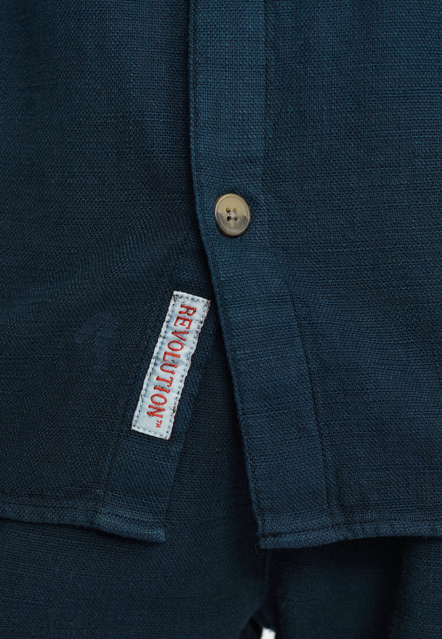 Revolution Casual Overshirt Donkerblauw Heren