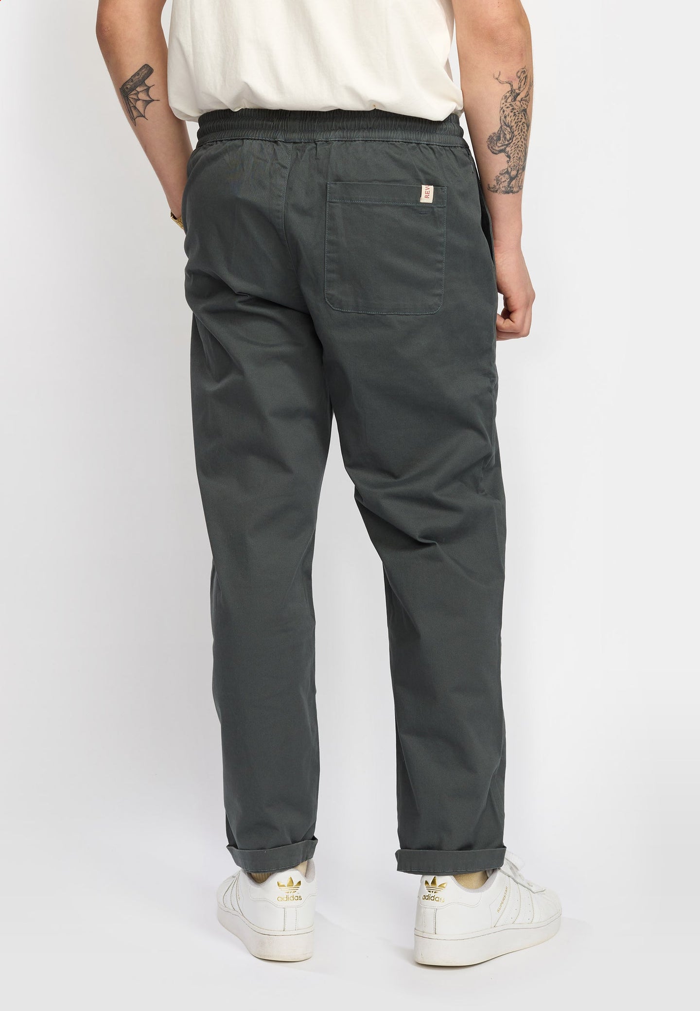 Revolution Casual Trousers Donkergrijs Heren
