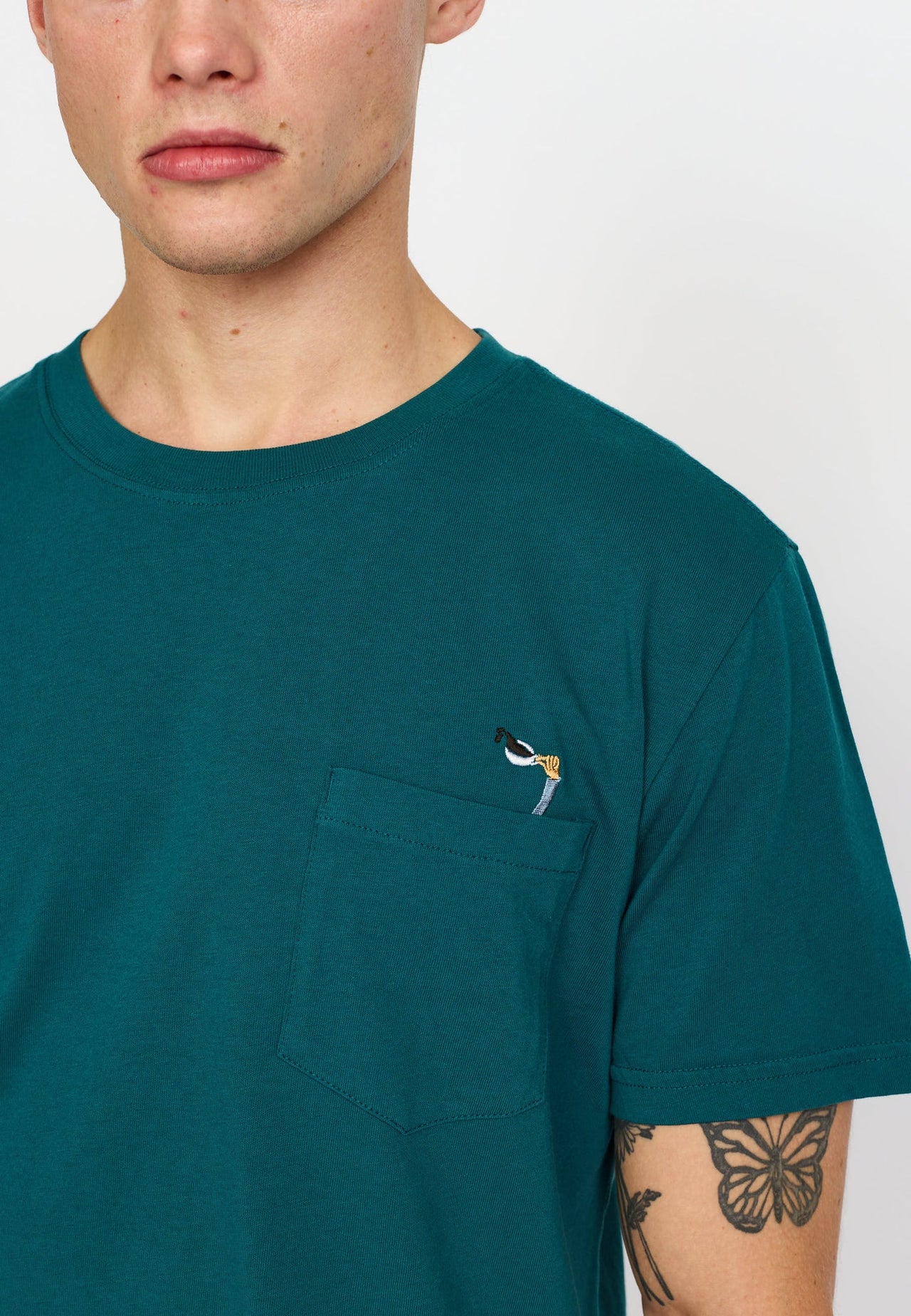 Revolution Cof T-shirt Donkergroen Heren