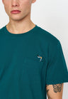 Revolution Cof T-shirt Donkergroen Heren