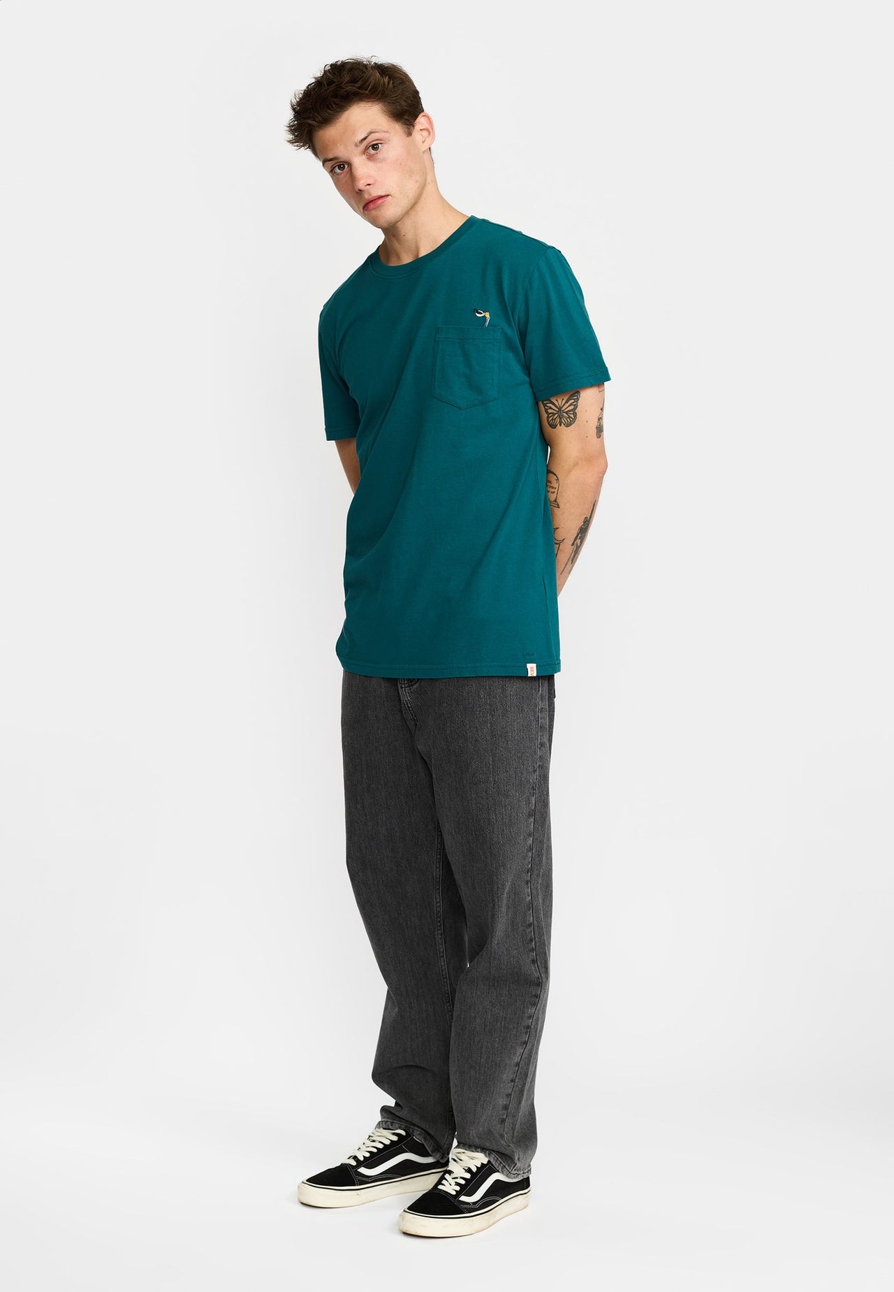 Revolution Cof T-shirt Donkergroen Heren