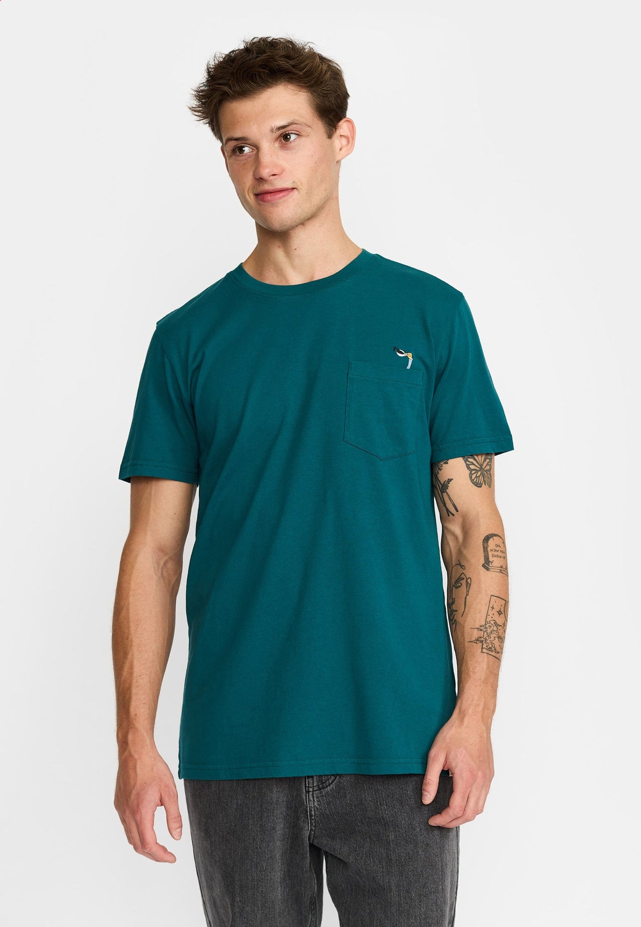Revolution Cof T-shirt Donkergroen Heren