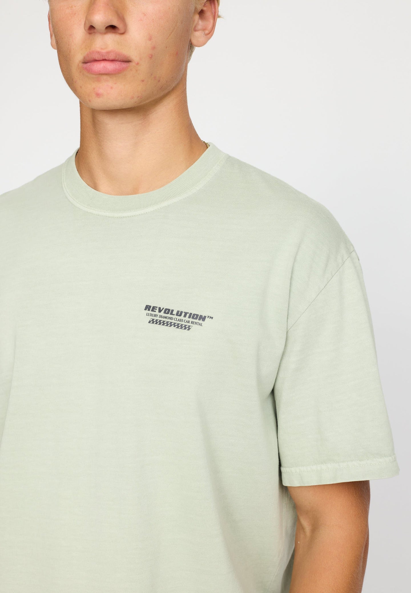 Revolution Dia Tee Lichtgroen Heren