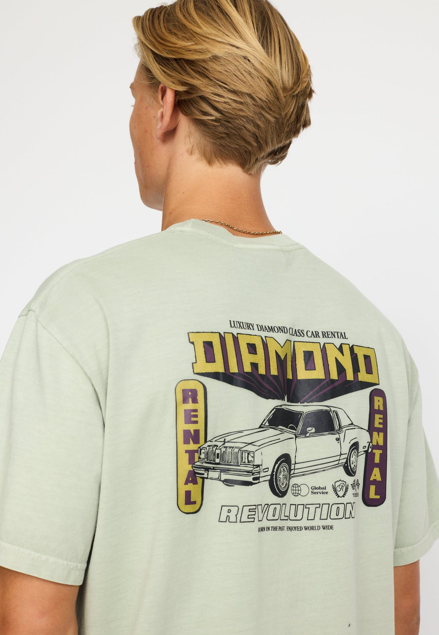 Revolution Dia Tee Lichtgroen Heren