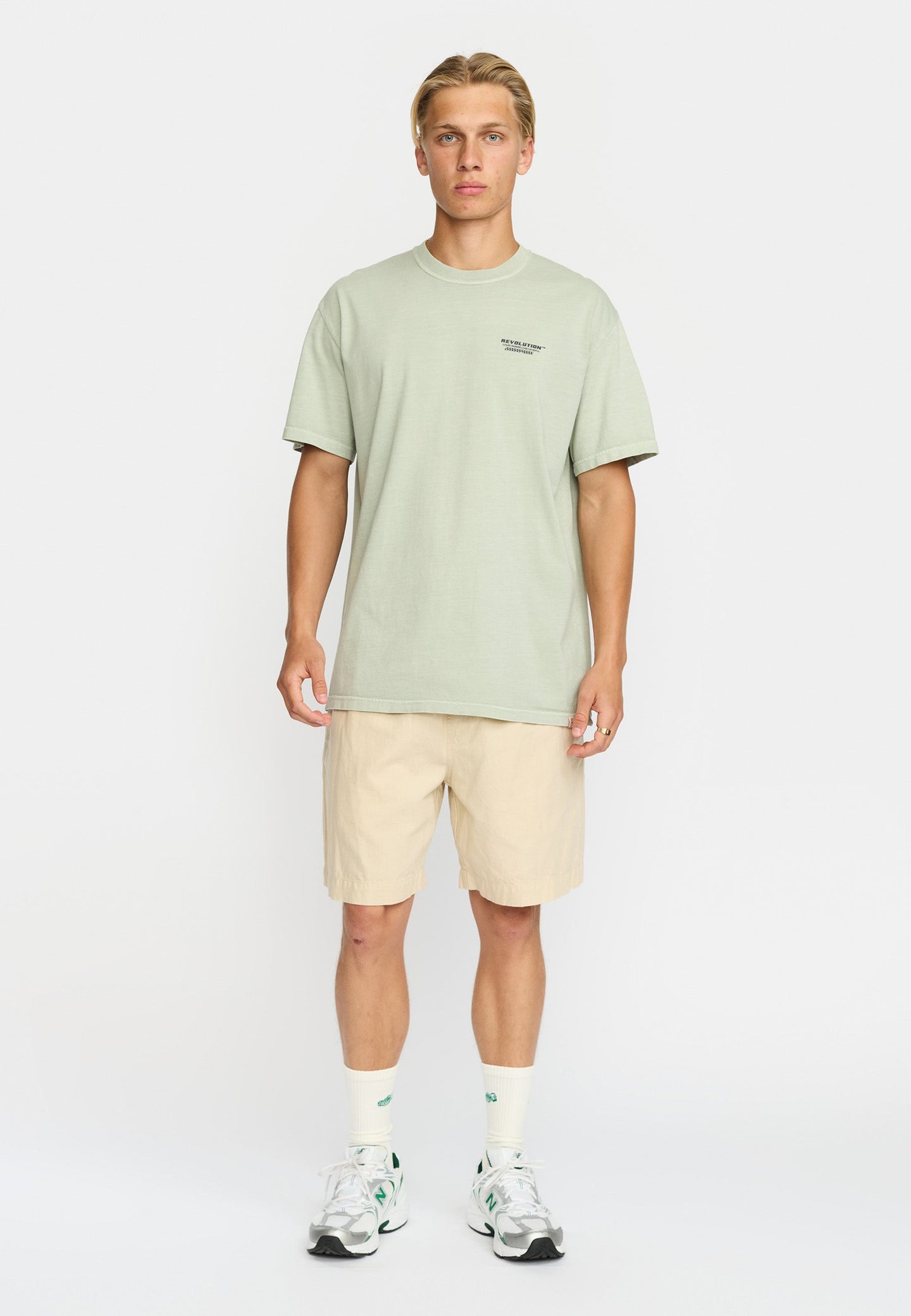 Revolution Dia Tee Lichtgroen Heren