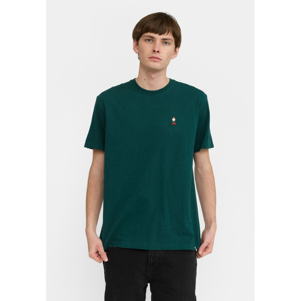 Revolution Gar Tee Donkergroen Heren