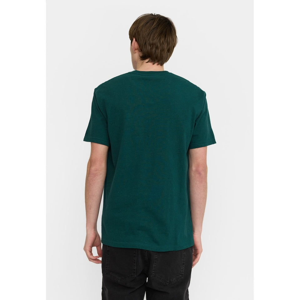 Revolution Gar Tee Donkergroen Heren