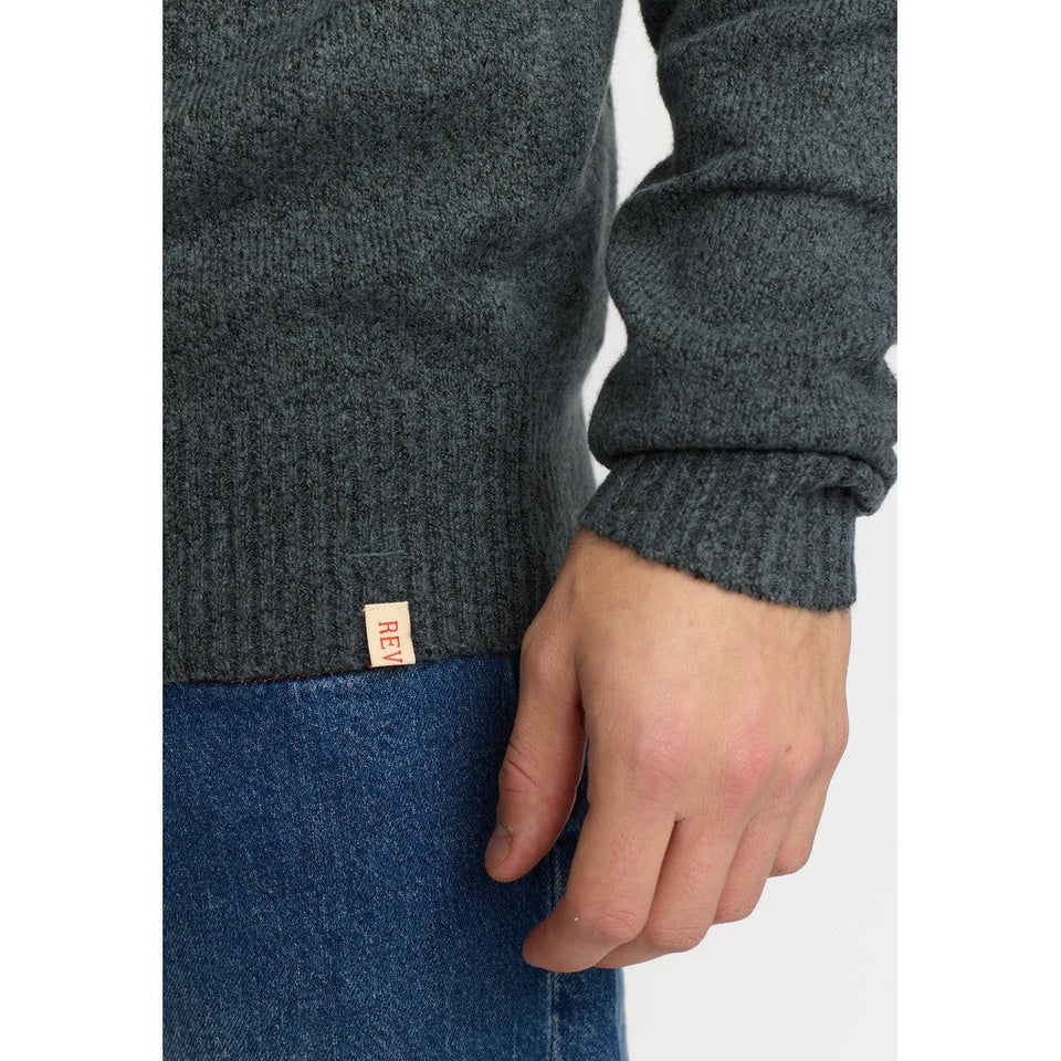 Revolution Knit Sweater Blauw Heren