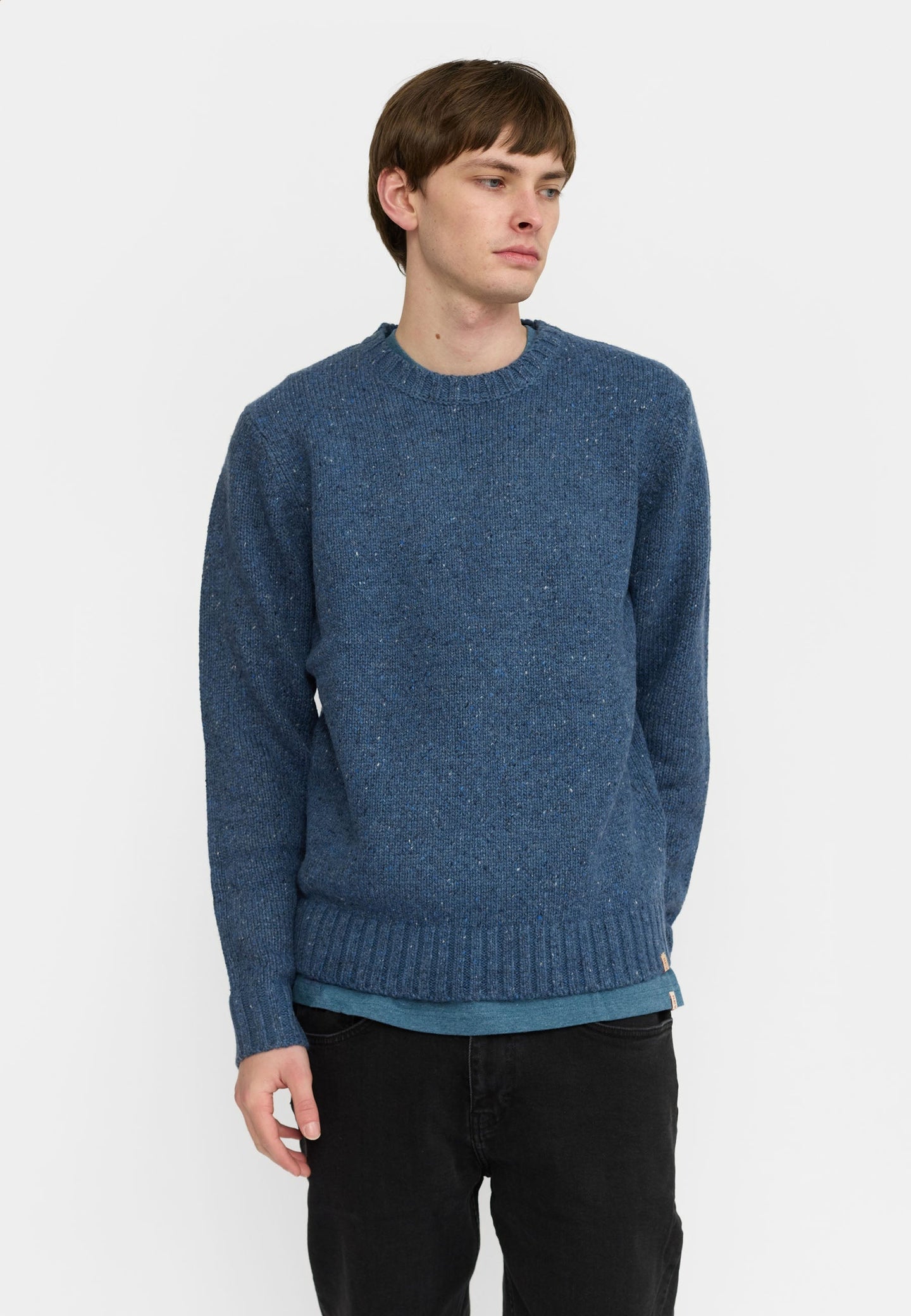 Revolution Knit Sweater Blauw Heren