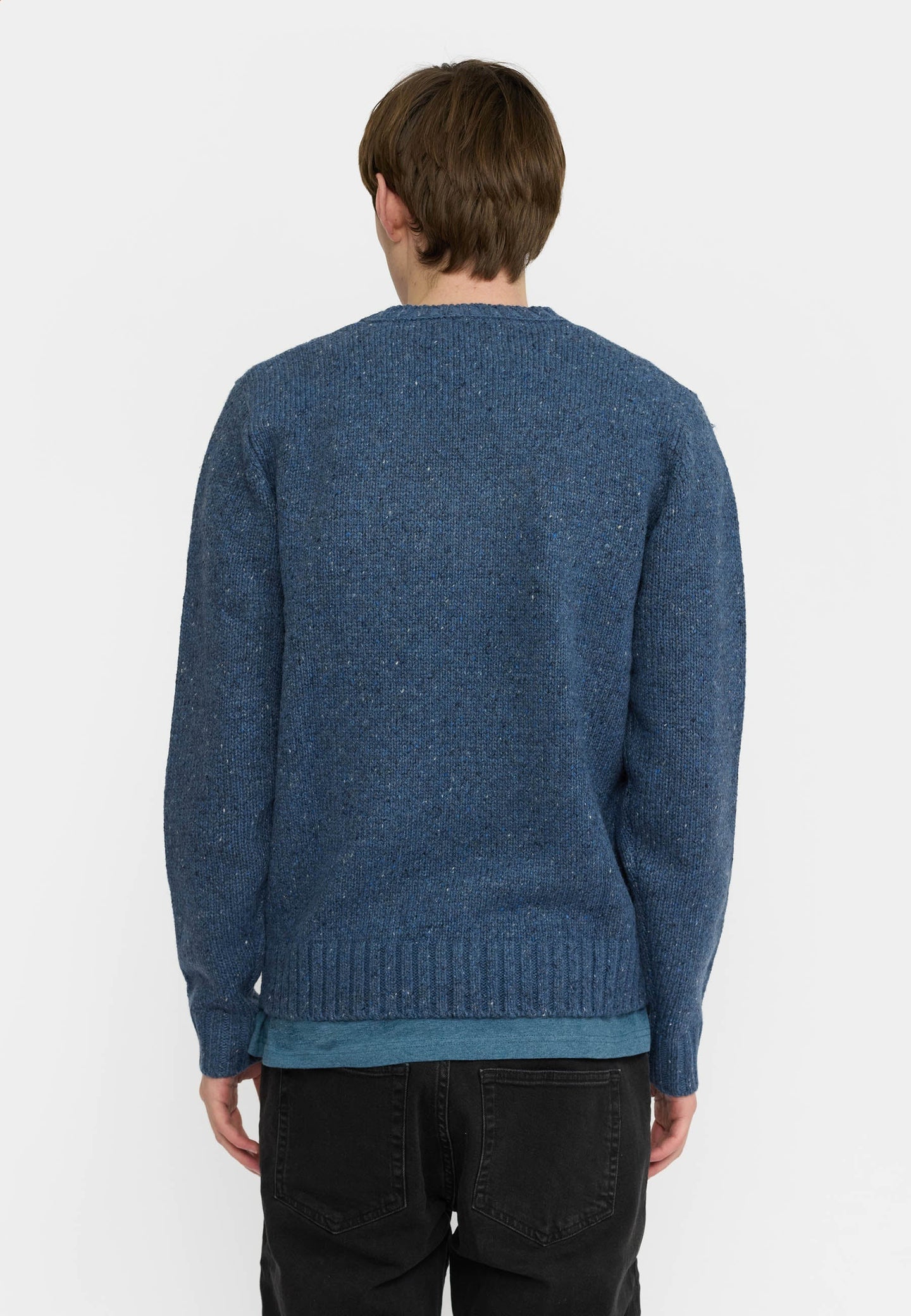 Revolution Knit Sweater Blauw Heren