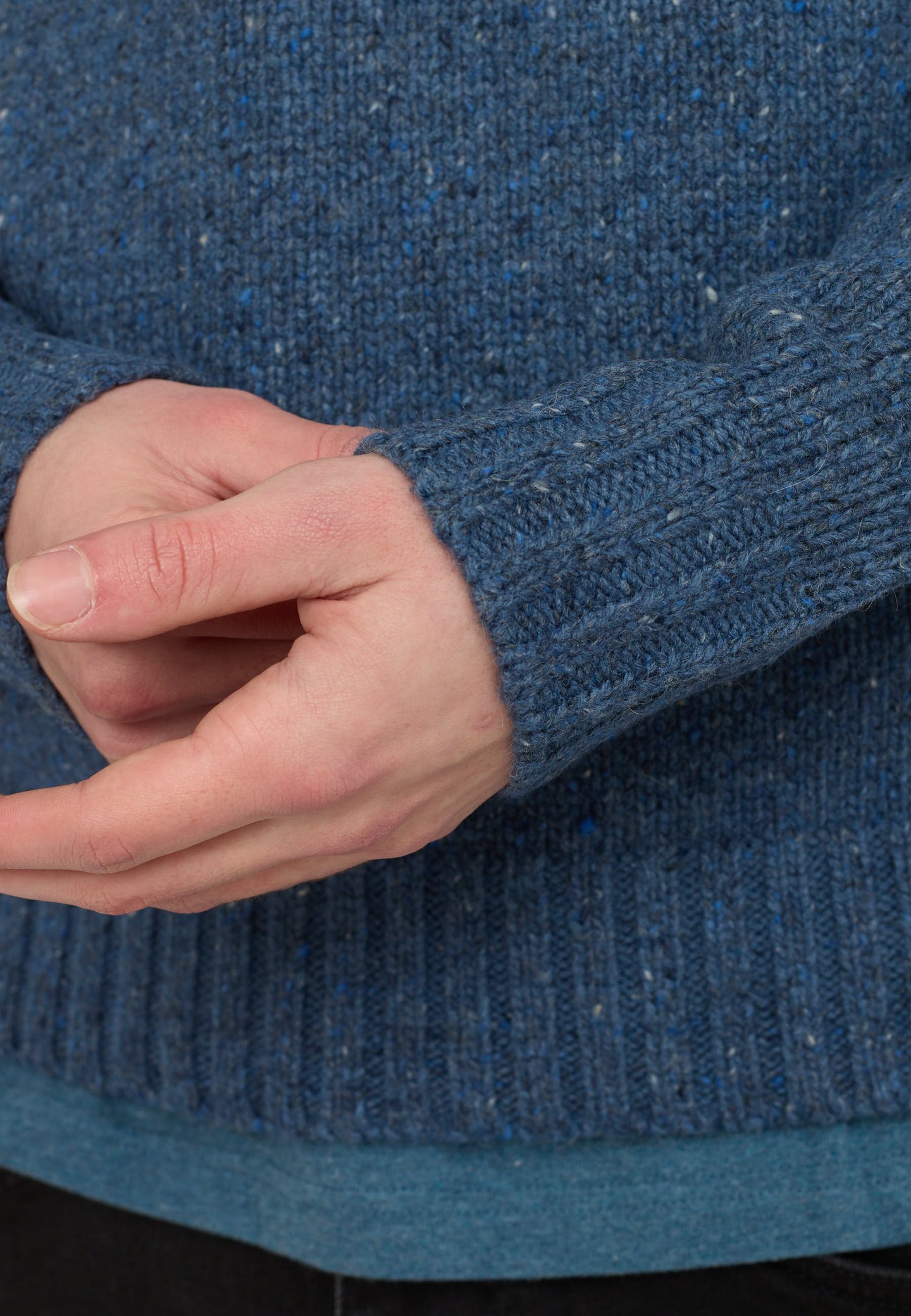 Revolution Knit Sweater Blauw Heren