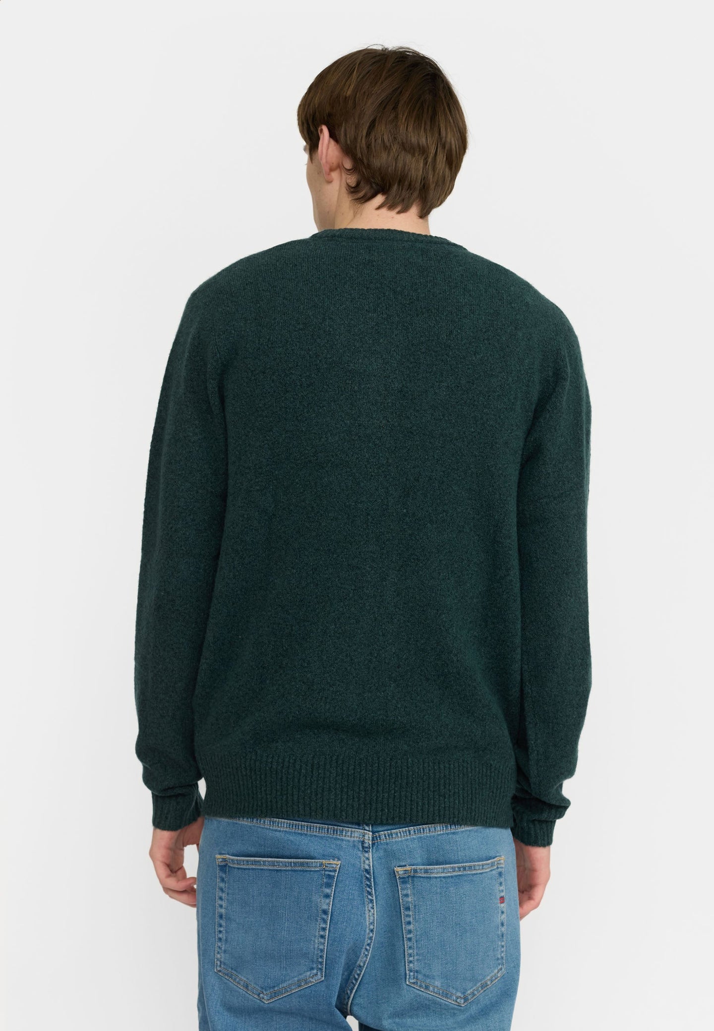 Revolution Knit Sweater Donkergroen Heren