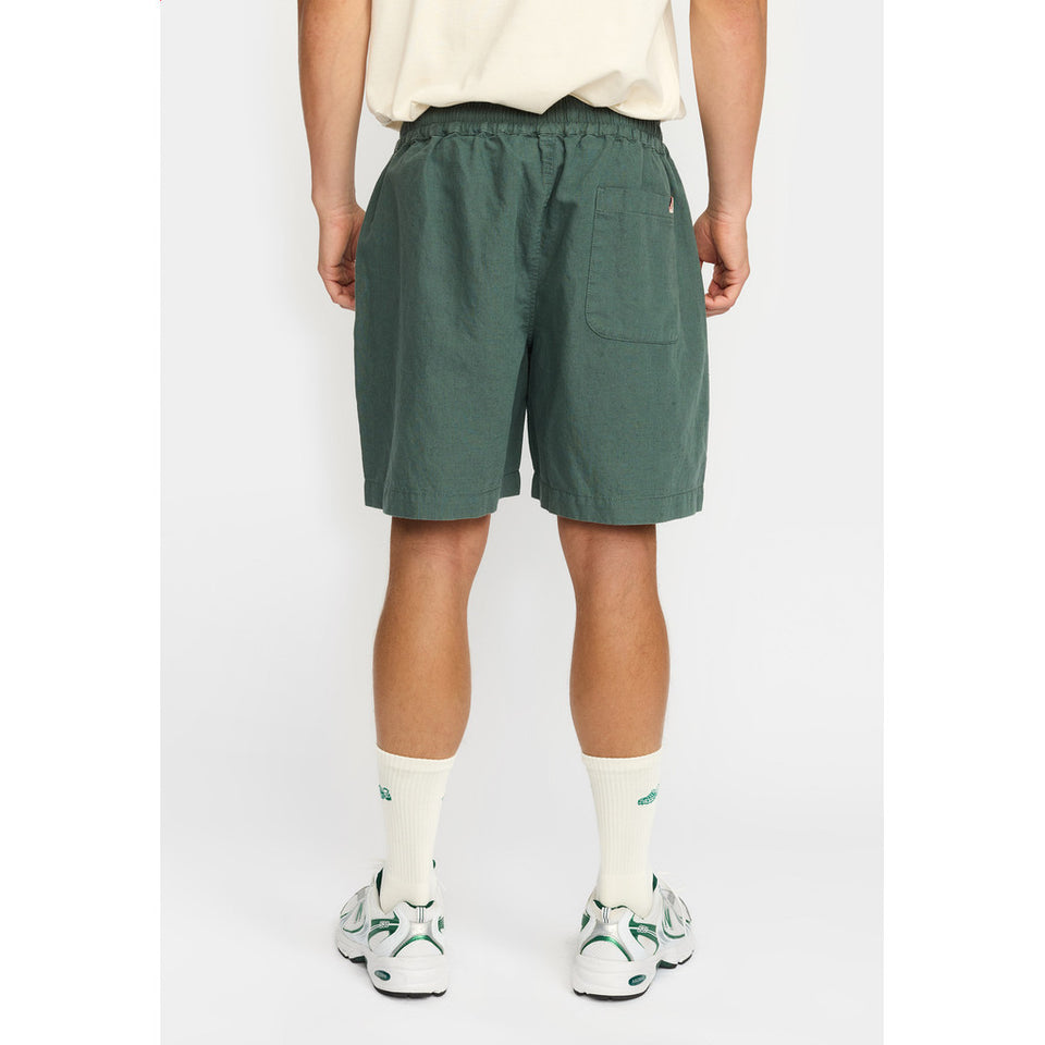 Revolution Linen Shorts Groen Heren