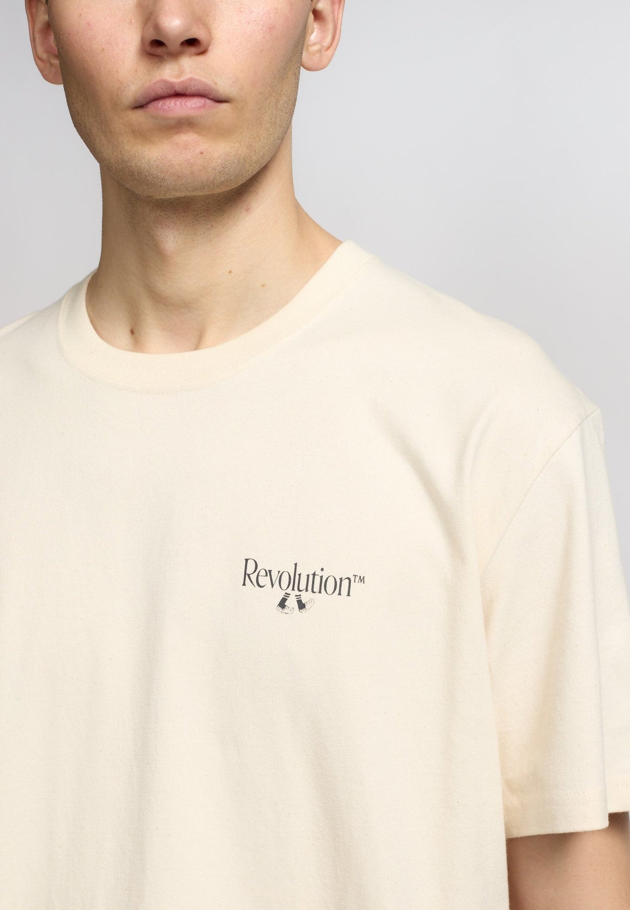 Revolution Lon T-shirt Wit Heren