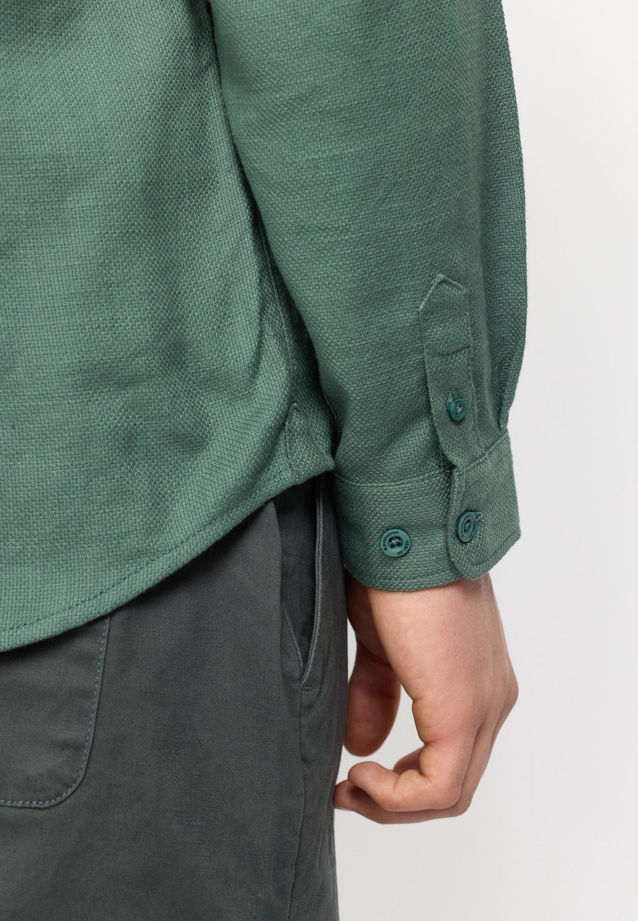 Revolution Loose Shirt Groen Heren