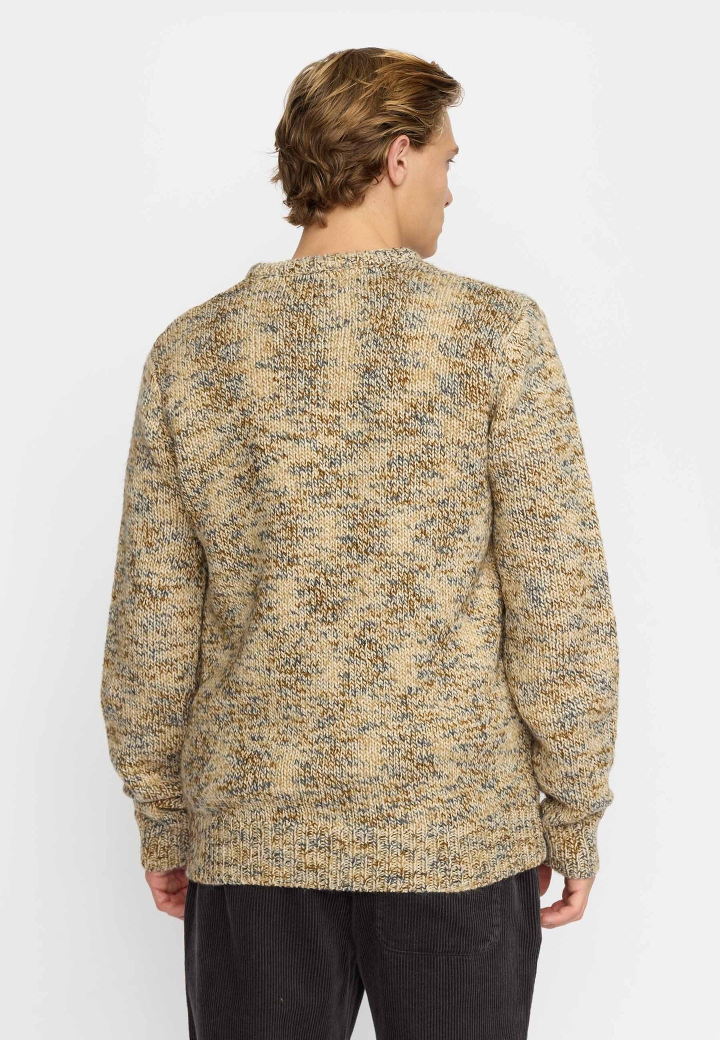 Revolution Multi Knit Sweater  Wit Heren