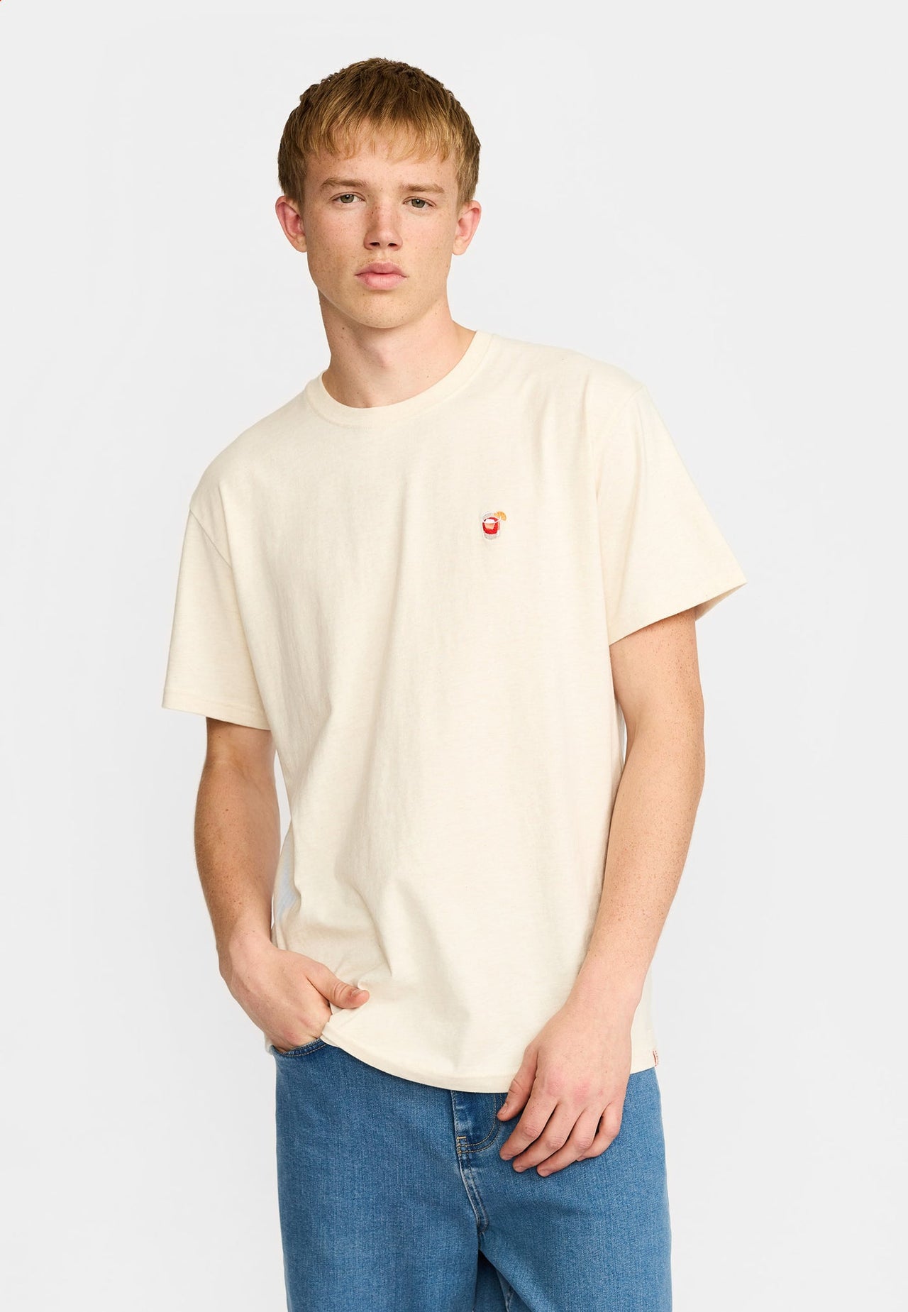 Revolution Neg T-shirt Wit Heren