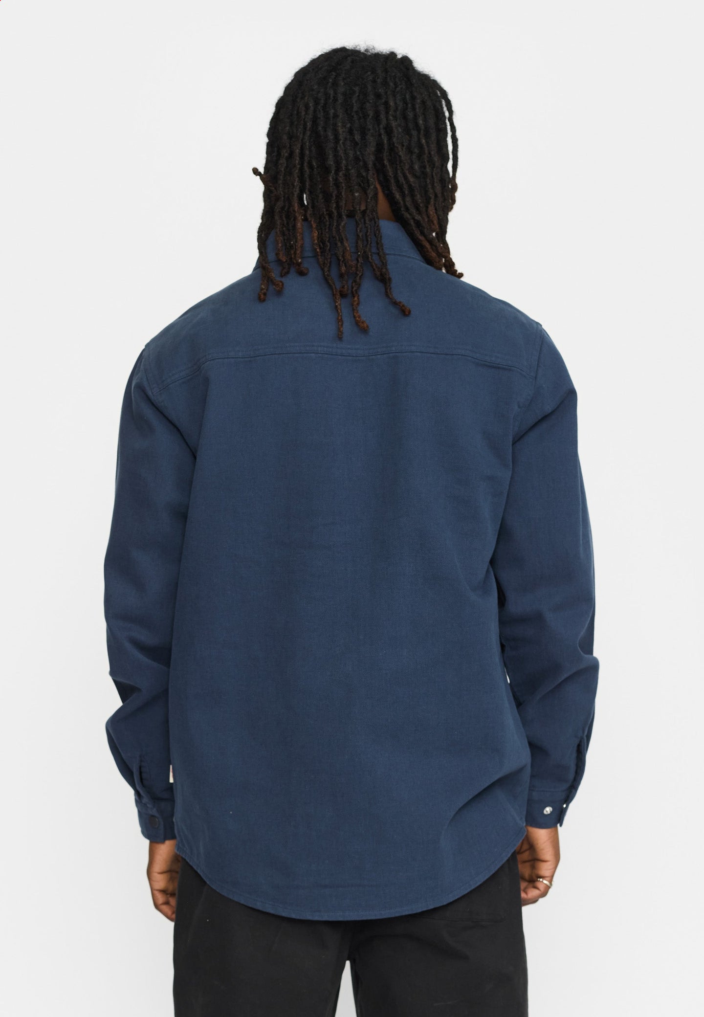 Revolution Overshirt With Zipper Donkerblauw Heren