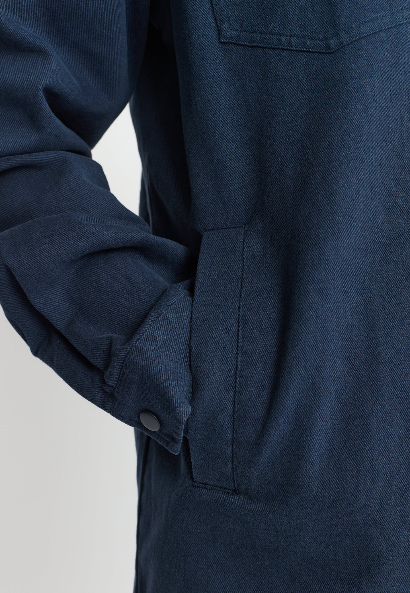 Revolution Overshirt With Zipper Donkerblauw Heren