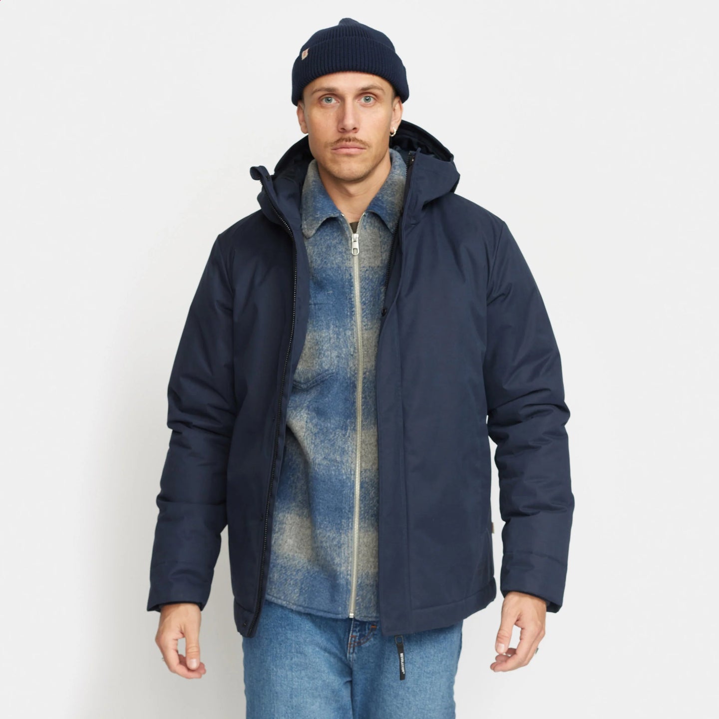 Revolution Padded City Jacket Donkerblauw Heren
