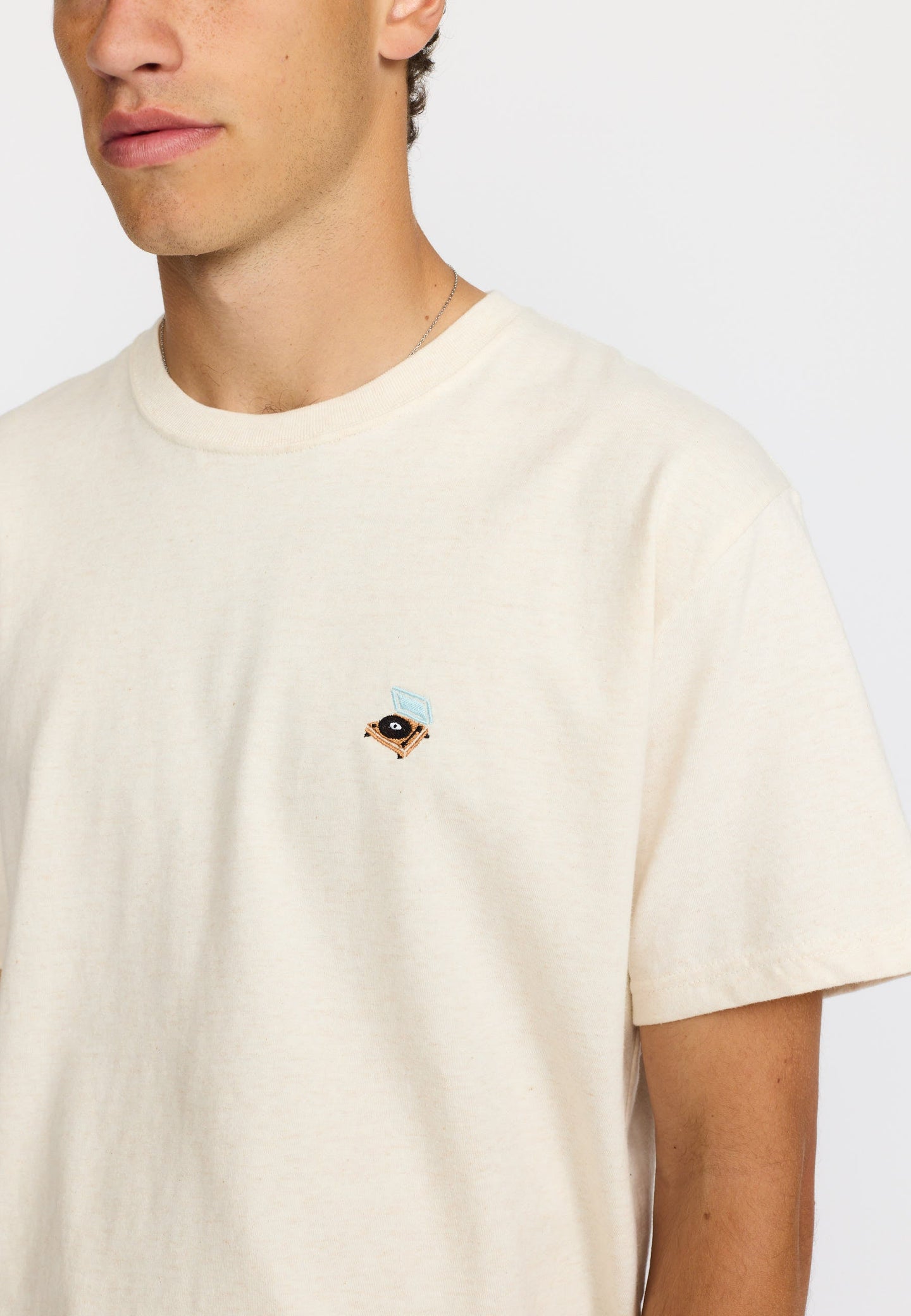 Revolution Pla Tee Wit Heren