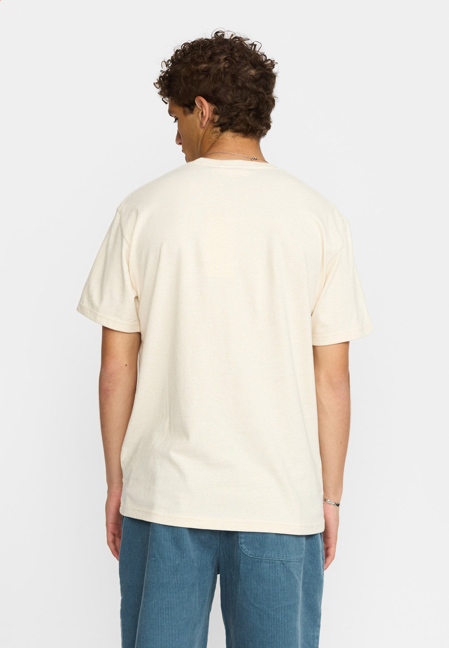 Revolution Pla Tee Wit Heren