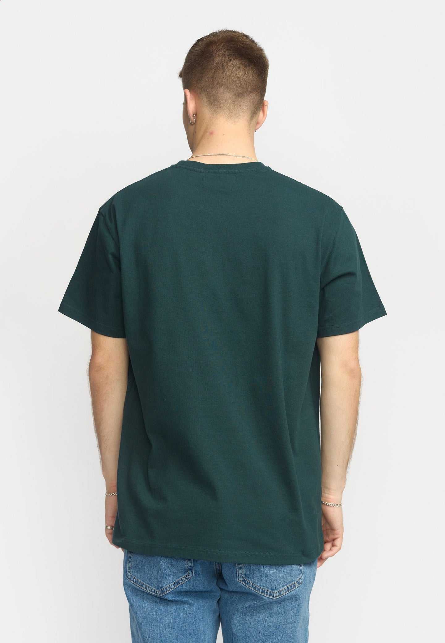 Revolution Rev T-shirt Donkergroen Heren