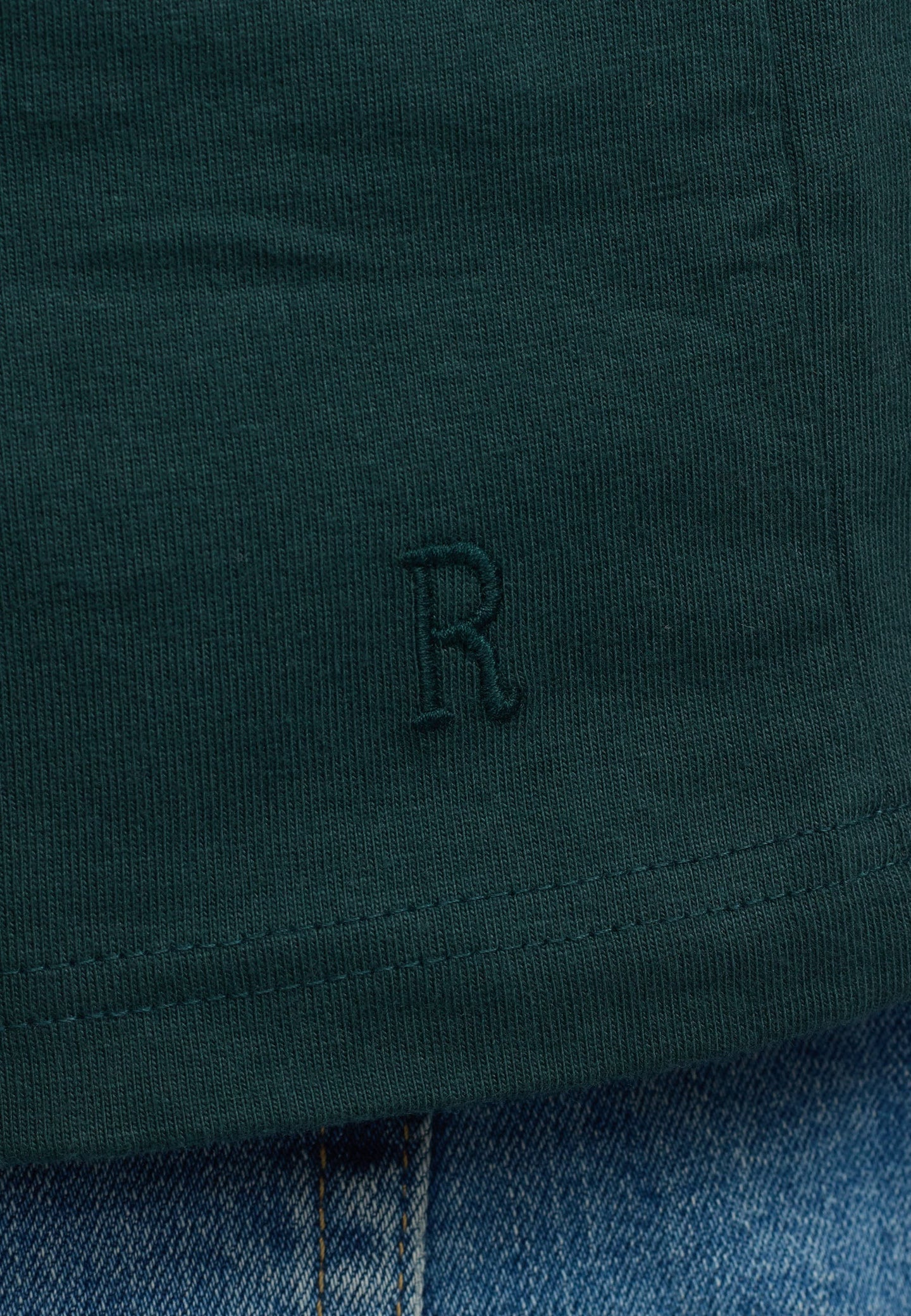 Revolution Rev T-shirt Donkergroen Heren