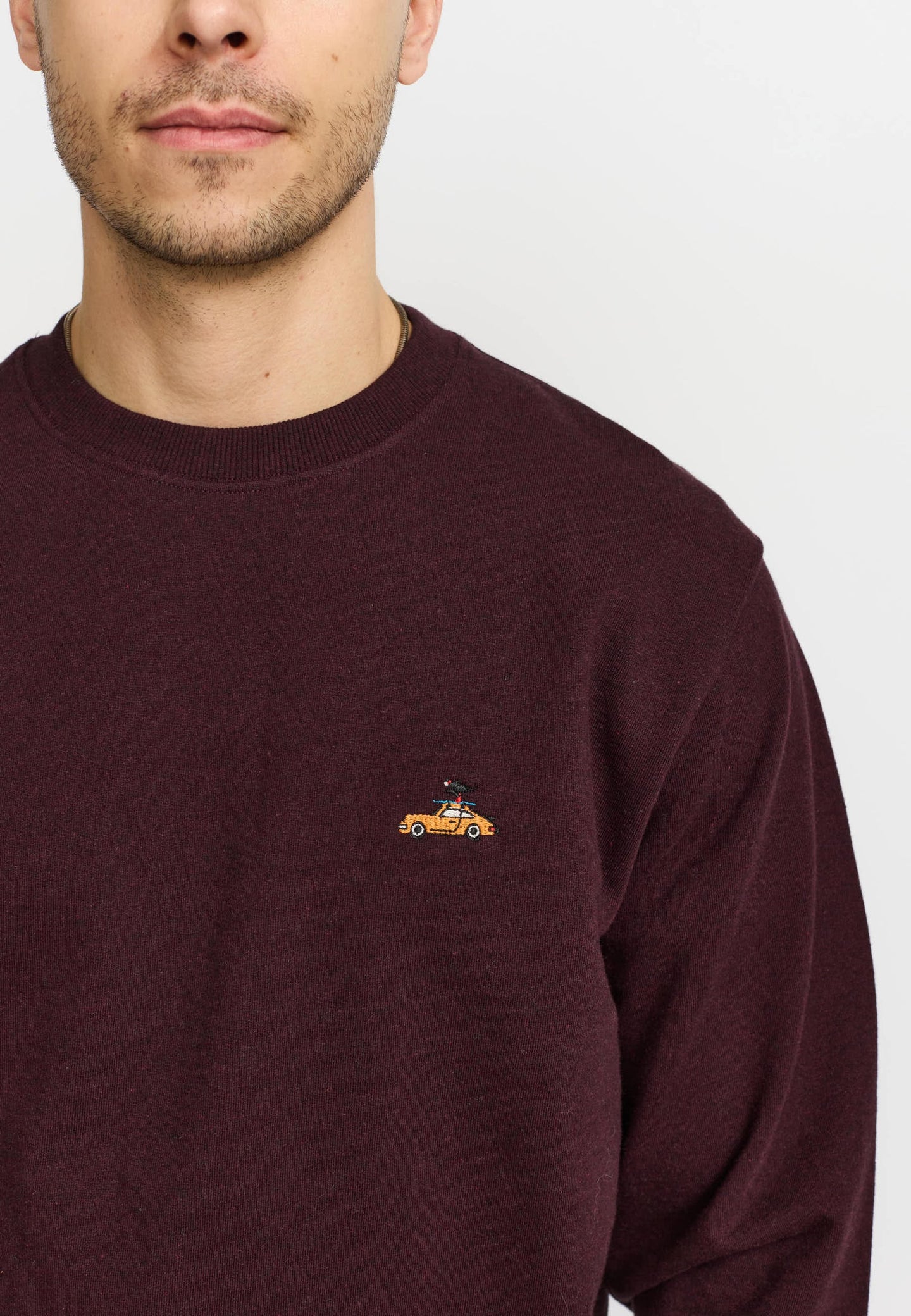 Revolution Ski Sweater Donkerrood Heren