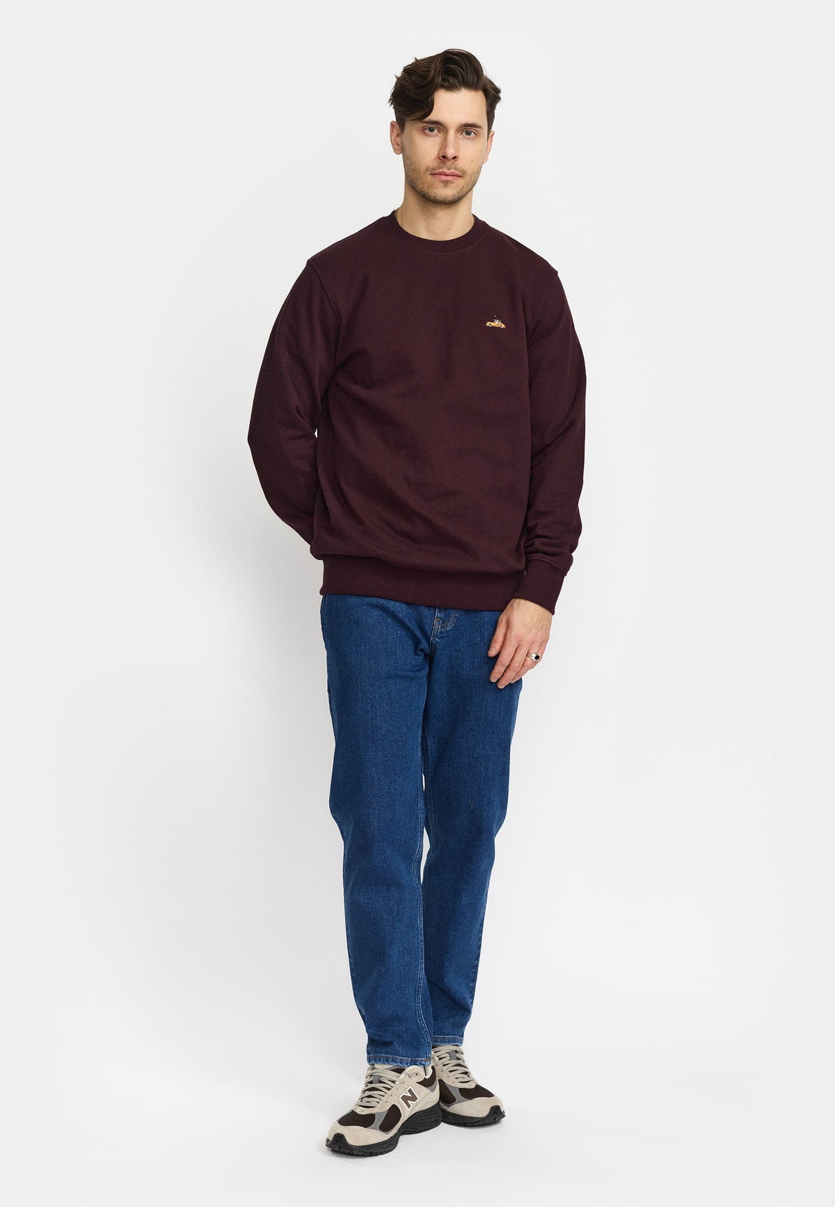 Revolution Ski Sweater Donkerrood Heren