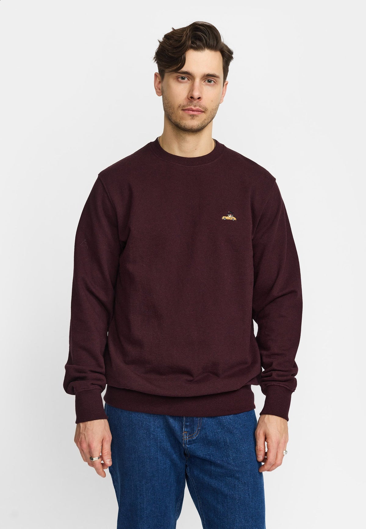 Revolution Ski Sweater Donkerrood Heren