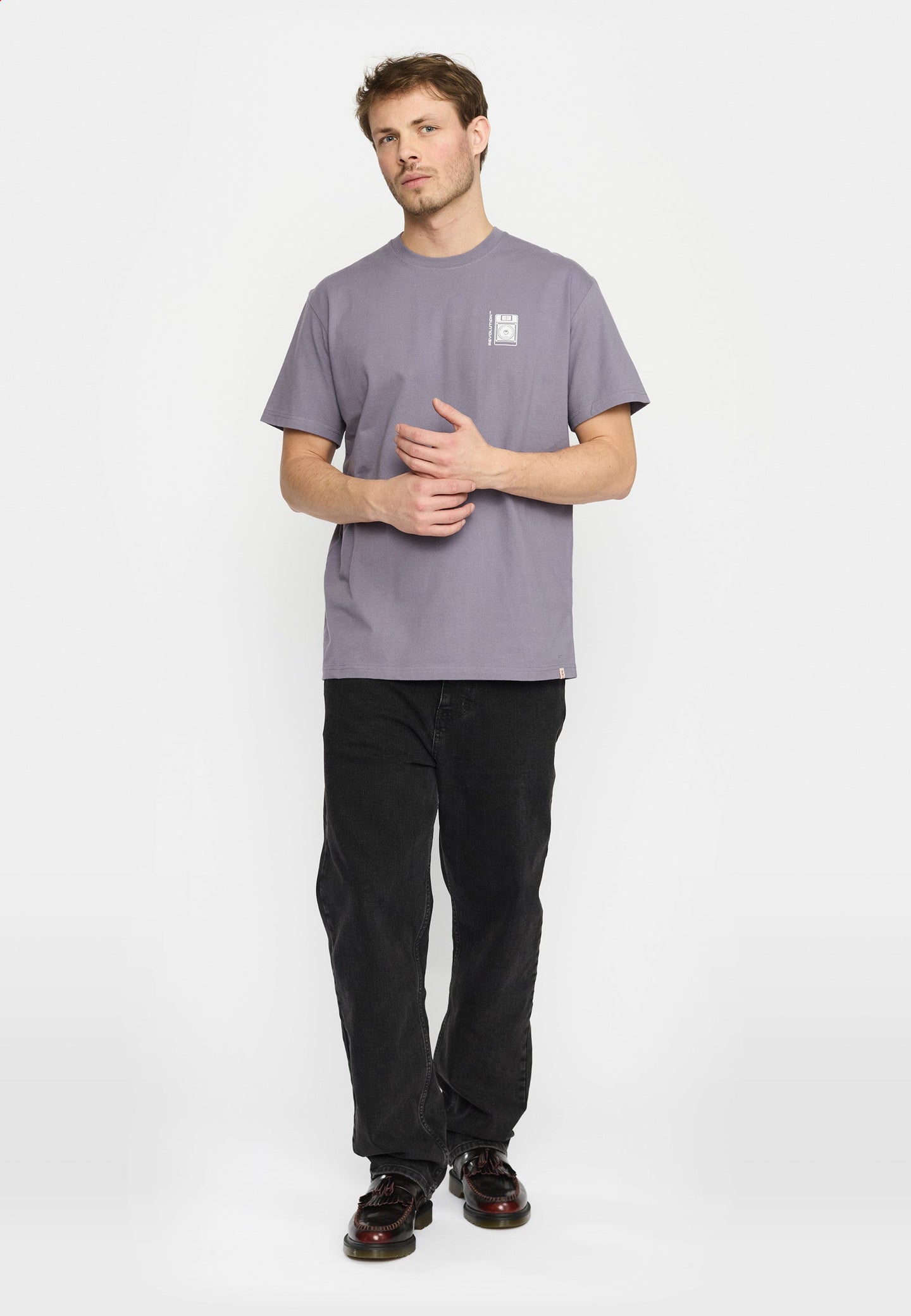 Revolution Ste Tee Paars Heren