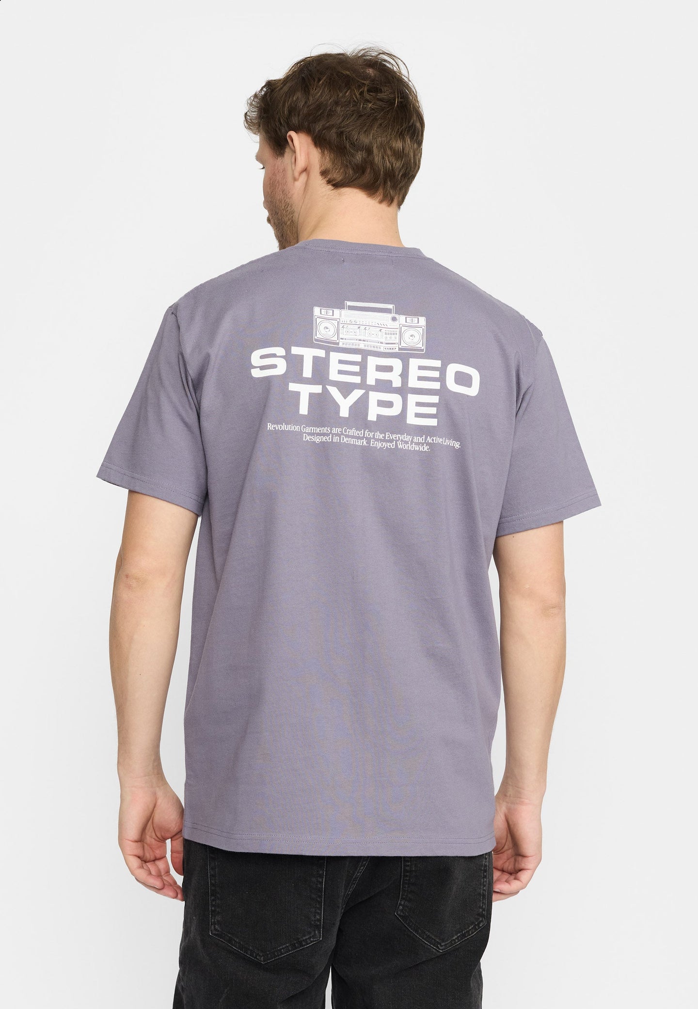 Revolution Ste Tee Paars Heren