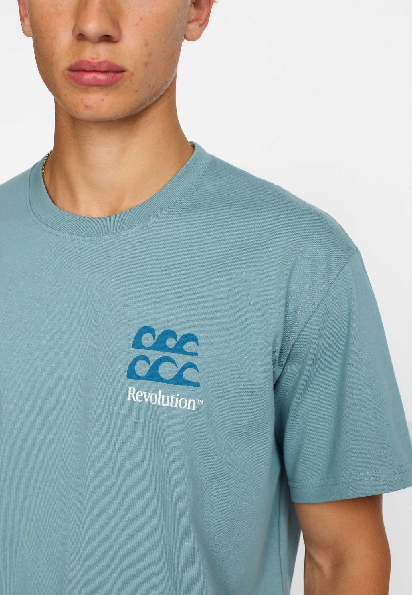 Revolution Sum Tee Blauw Heren