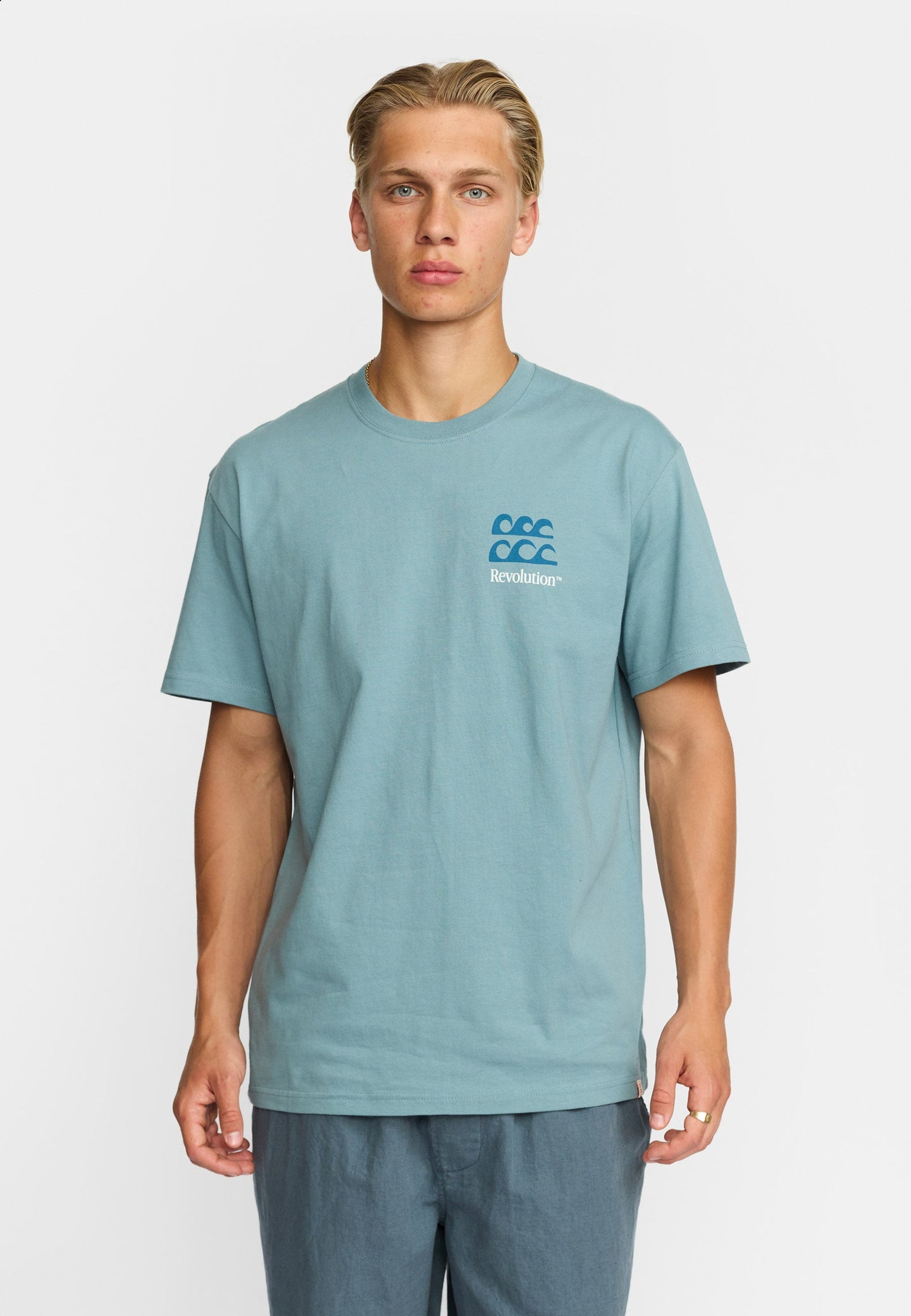 Revolution Sum Tee Blauw Heren