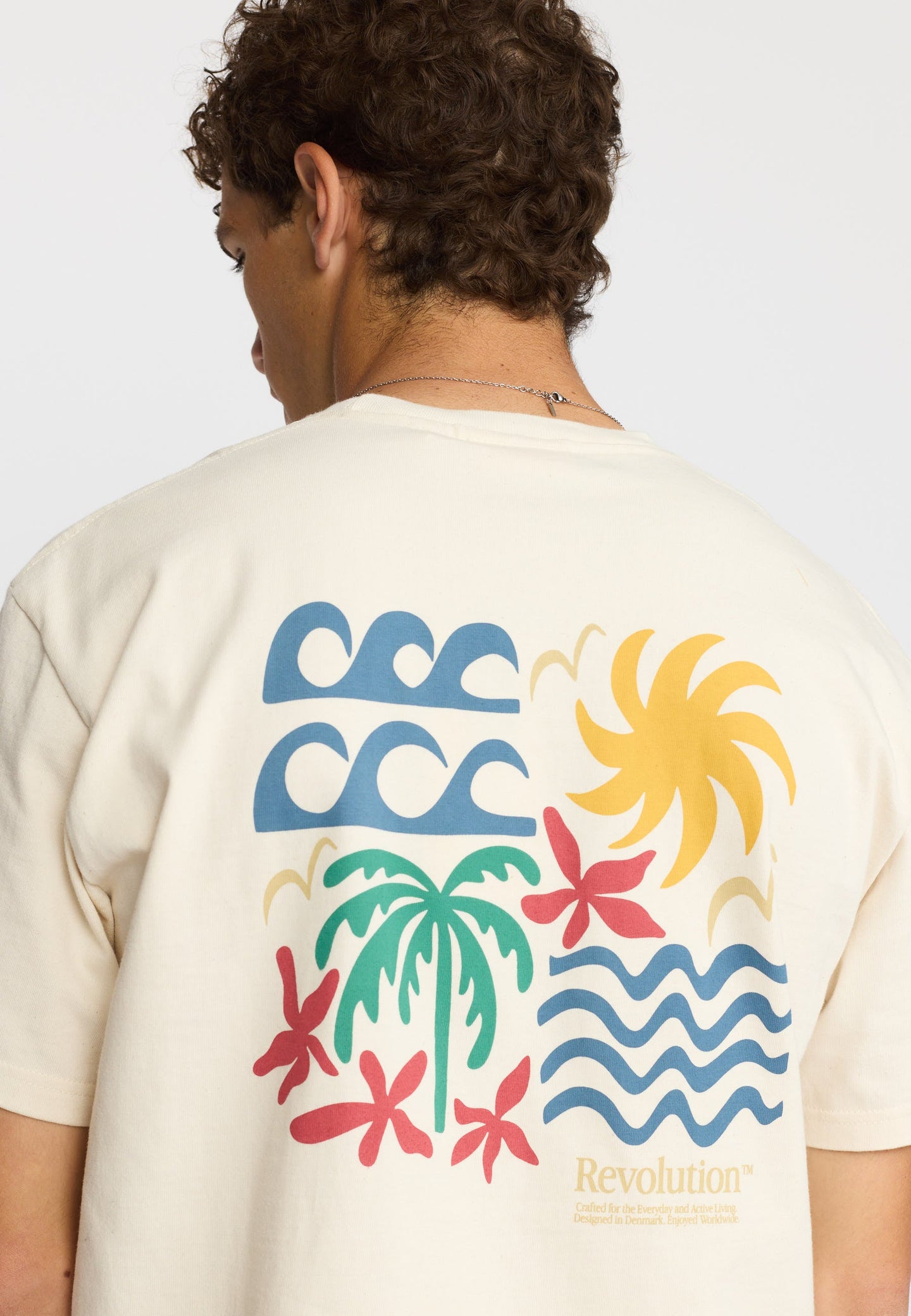 Revolution Sum Tee Wit Heren