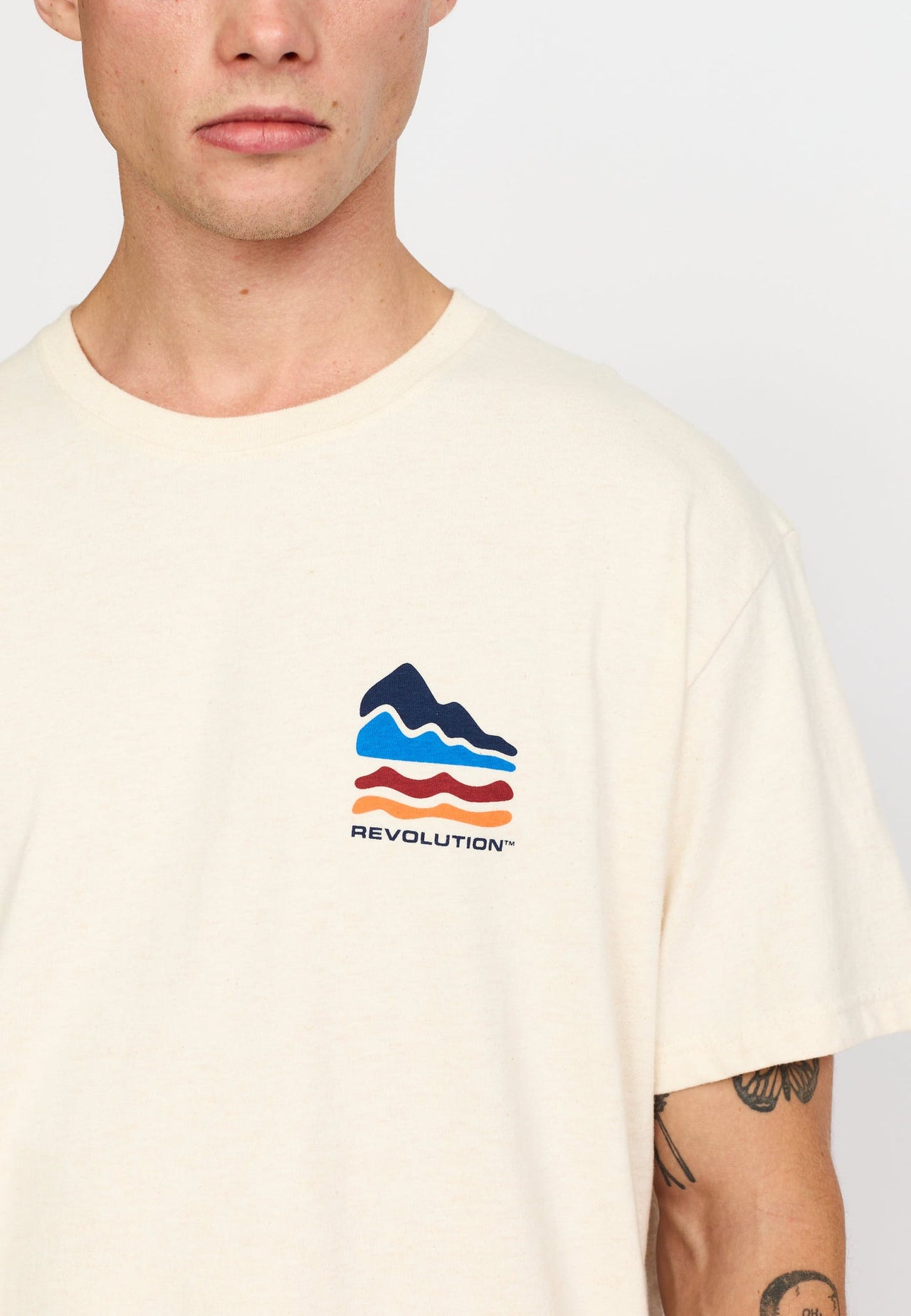 Revolution Ter T-shirt Wit Heren